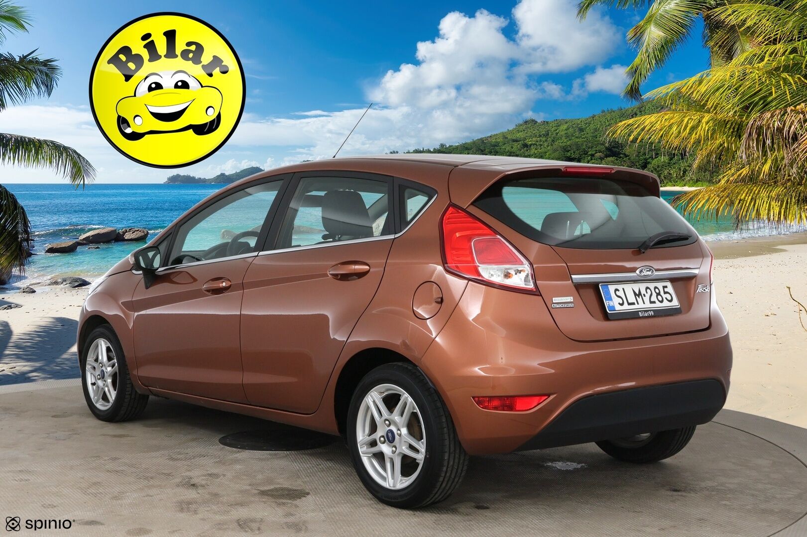 Ford Fiesta 2014 1,0 EcoBoost 100hv PowerShift Titanium A6 5-ovinen - | Kahdet hyvät renkaat! | Suomi-Auto | Ilmastointi | Vakkari | Erinomaiset huollot!