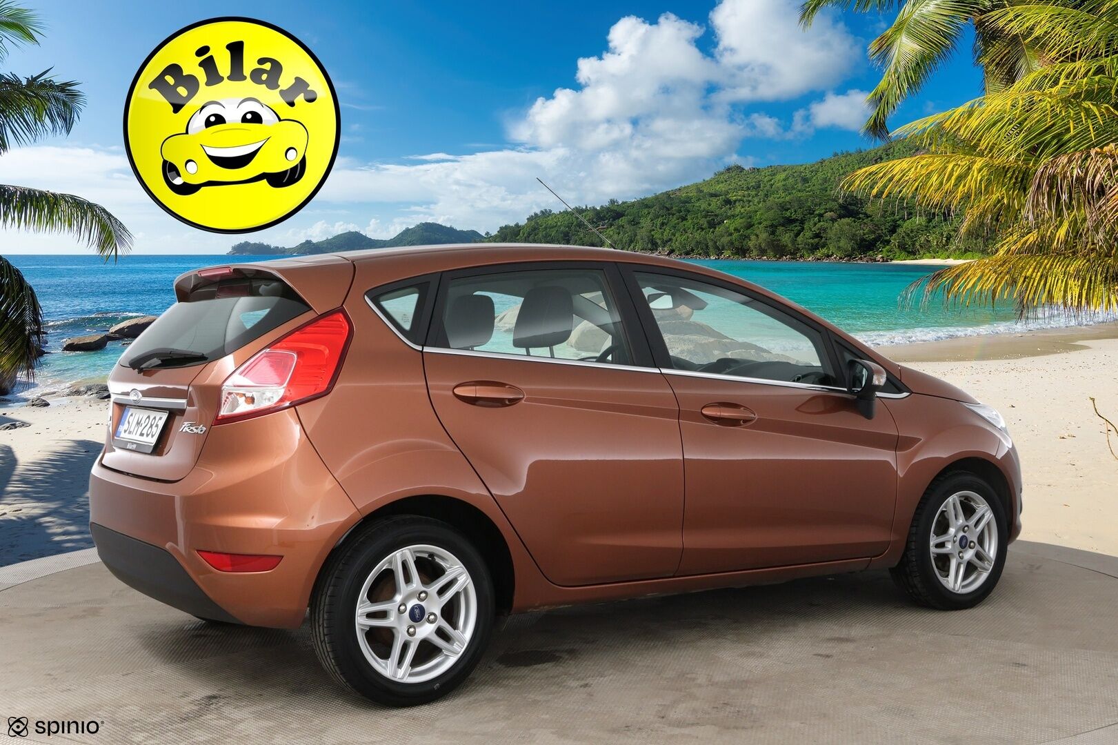 Ford Fiesta 2014 1,0 EcoBoost 100hv PowerShift Titanium A6 5-ovinen - | Kahdet hyvät renkaat! | Suomi-Auto | Ilmastointi | Vakkari | Erinomaiset huollot!