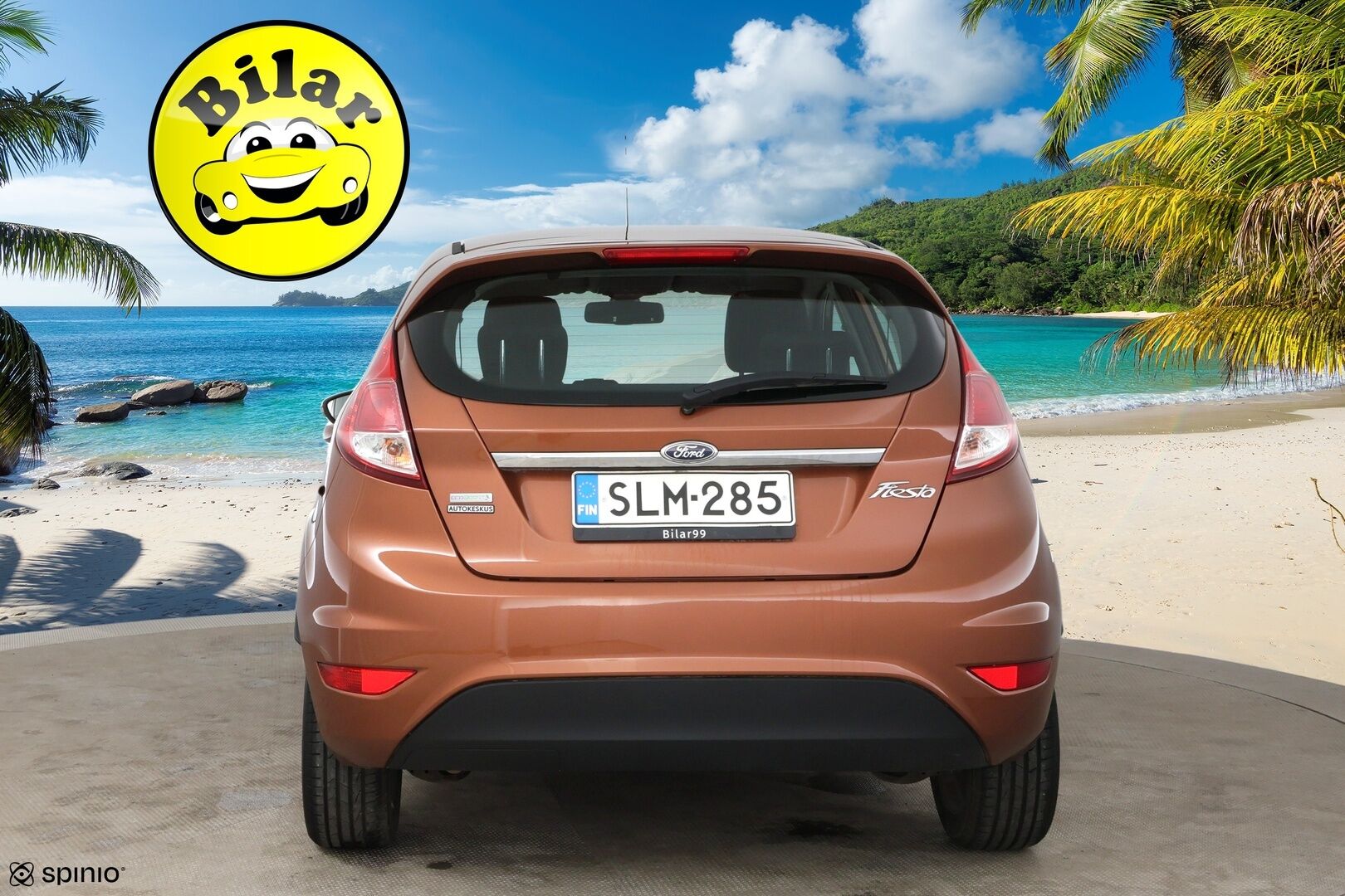 Ford Fiesta 2014 1,0 EcoBoost 100hv PowerShift Titanium A6 5-ovinen - | Kahdet hyvät renkaat! | Suomi-Auto | Ilmastointi | Vakkari | Erinomaiset huollot!