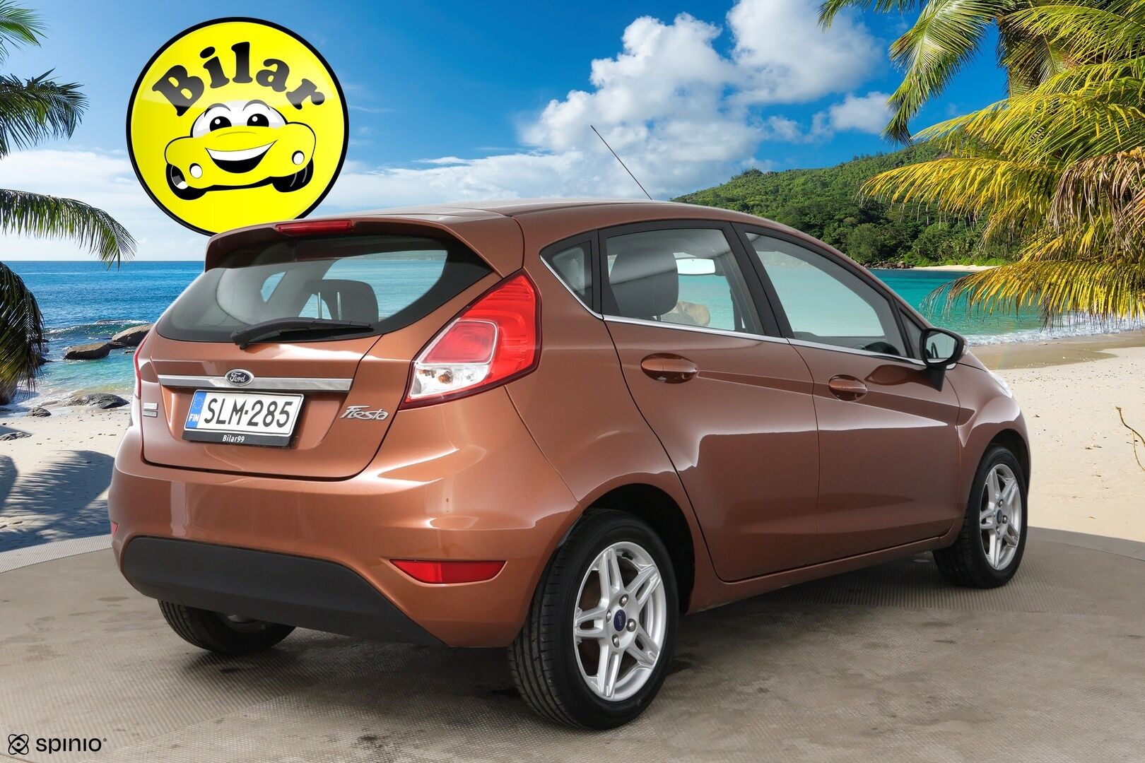 Ford Fiesta 2014 1,0 EcoBoost 100hv PowerShift Titanium A6 5-ovinen - | Kahdet hyvät renkaat! | Suomi-Auto | Ilmastointi | Vakkari | Erinomaiset huollot!