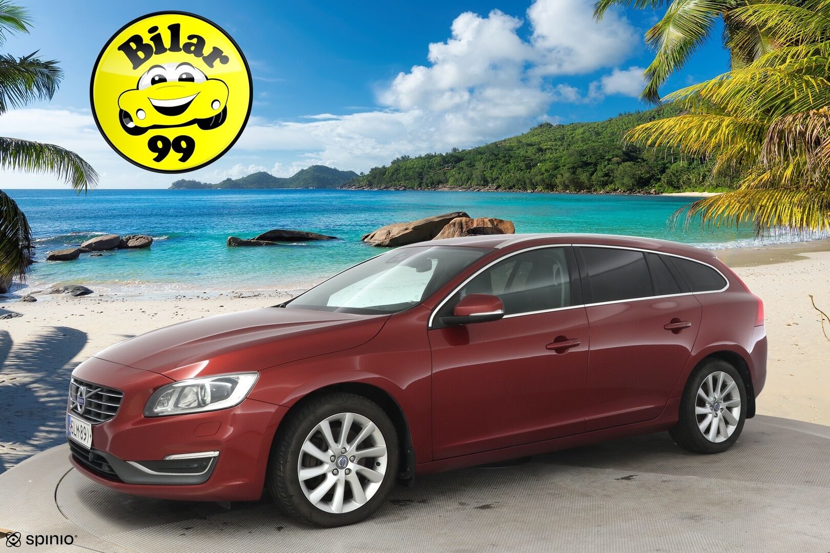 Volvo V60 2014 D5 AWD Summum Edition aut * ACC / Webasto / Digimittari / Koukku / Nahat * - Hyvä huoltohistoria / Huollettu 7/2025 / Suomi-auto