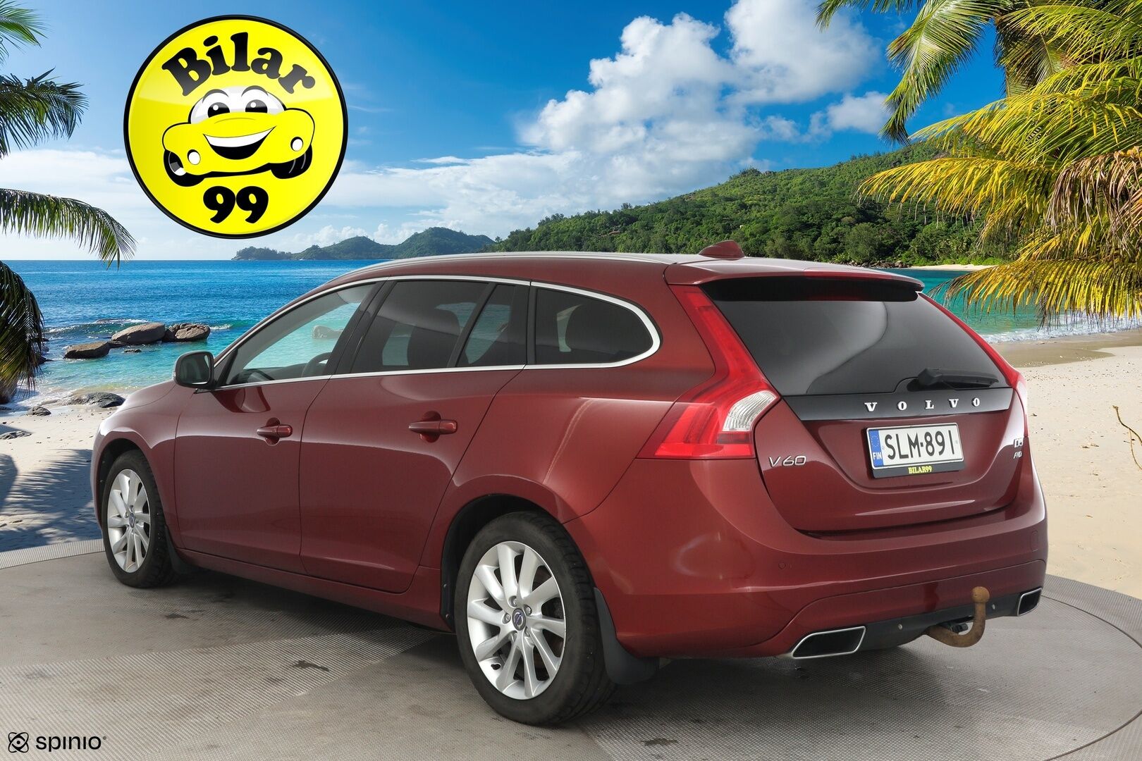 Volvo V60 2014 D5 AWD Summum Edition aut * ACC / Webasto / Digimittari / Koukku / Nahat * - Hyvä huoltohistoria / Huollettu 7/2025 / Suomi-auto