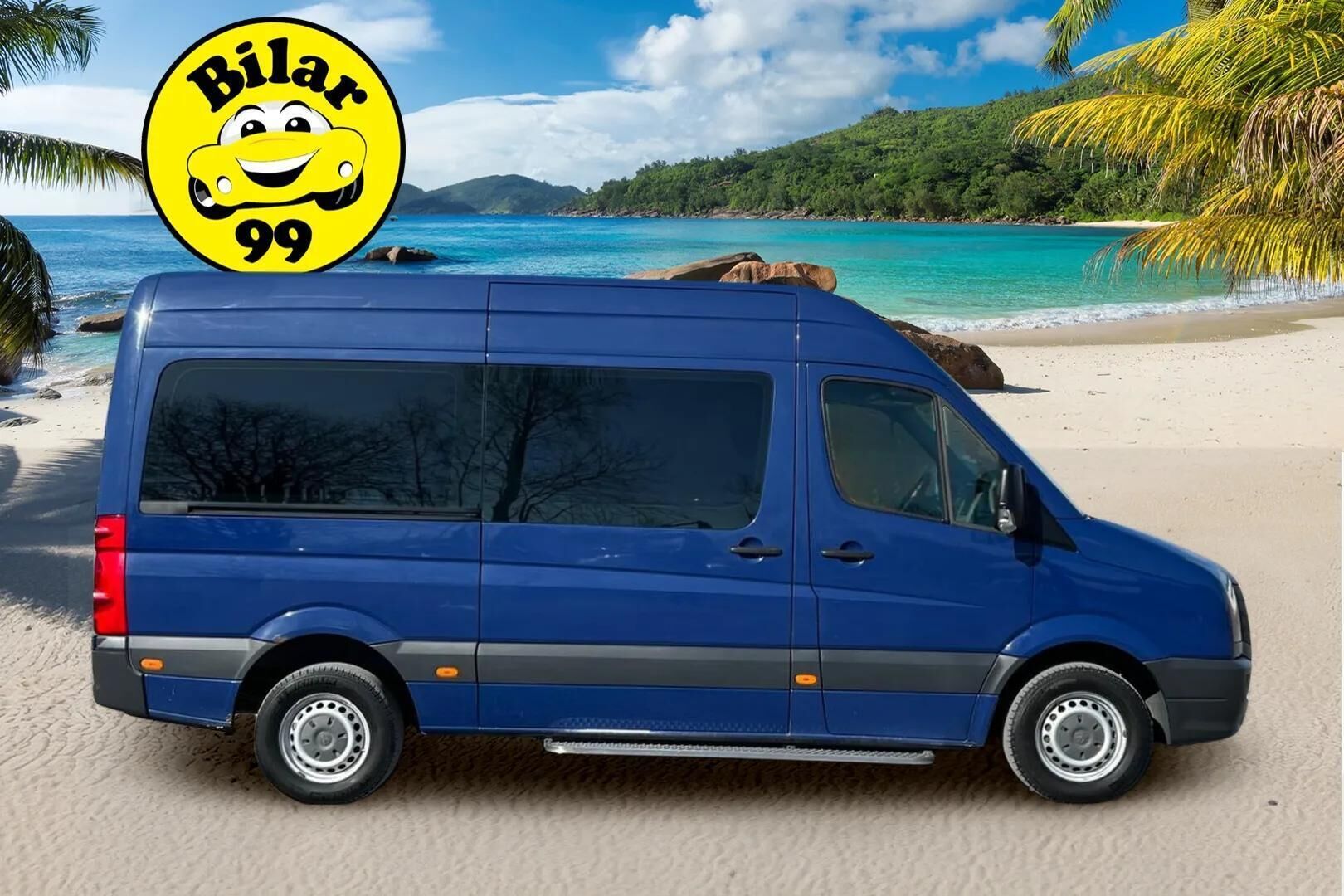 Volkswagen Crafter 2015 35 Kombi 2,0 TDI 120 kW, 3665, 2-0-0-0 - 9-p | CarSportin nahkasisusta! | Webasto | P. Kamera | Hihna vaihdettu 196tkm!  | B-kortilla ajettava! 