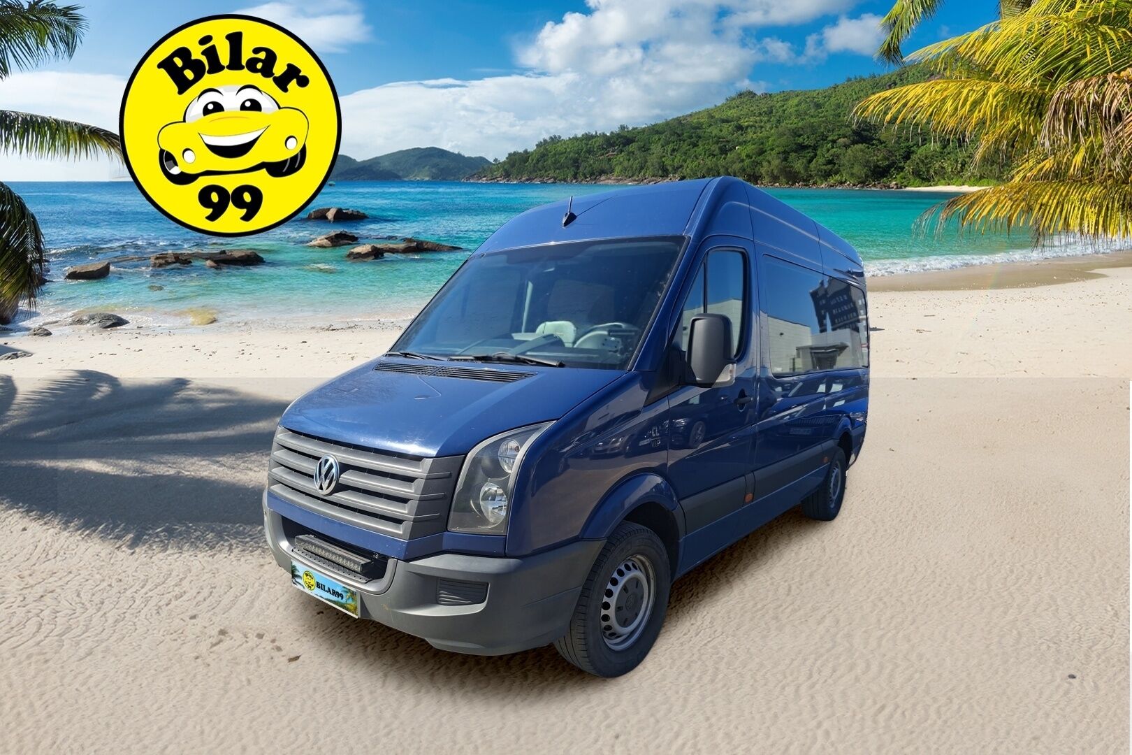 Volkswagen Crafter 2015 35 Kombi 2,0 TDI 120 kW, 3665, 2-0-0-0 / 9-p / Carsportin sisusta! / Webasto / Hihna vaihdettu 196tkm / 2x Renkaat - Ainutlaatuinen yksilö hyvällä historialla matkalla myymälään! - HULLUT AVAJAISHULINAT KORKOTARJOUS 3,29 %