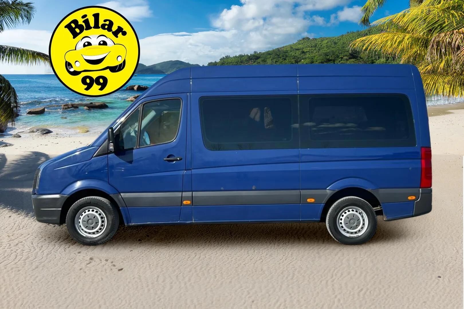 Volkswagen Crafter 2015 35 Kombi 2,0 TDI 120 kW, 3665, 2-0-0-0 - 9-p | CarSportin nahkasisusta! | Webasto | P. Kamera | Hihna vaihdettu 196tkm!  | B-kortilla ajettava! 