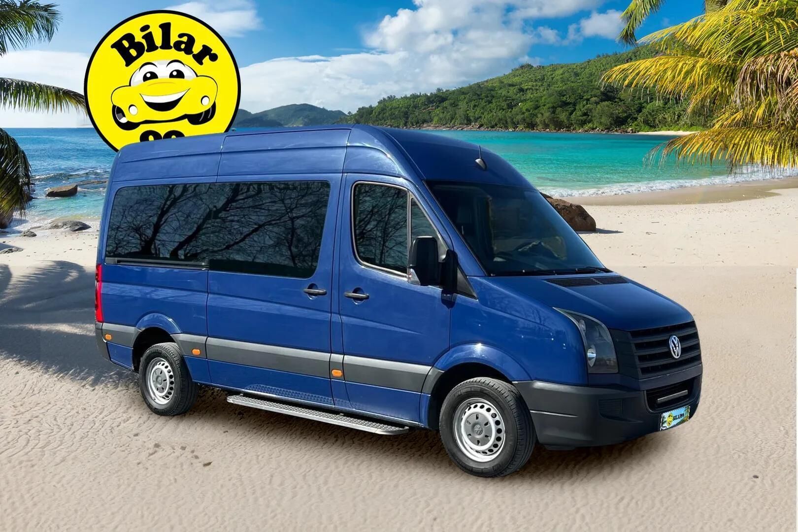 Volkswagen Crafter 2015 35 Kombi 2,0 TDI 120 kW, 3665, 2-0-0-0 - 9-p | CarSportin nahkasisusta! | Webasto | P. Kamera | Hihna vaihdettu 196tkm!  | B-kortilla ajettava! 