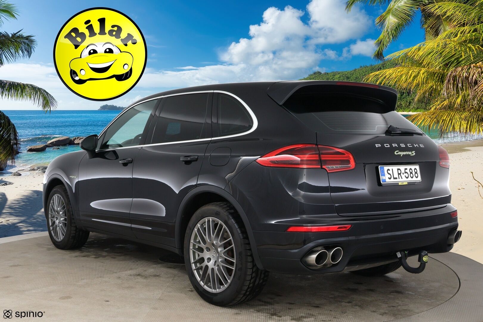 Porsche Cayenne 2015 S E-hybrid - Suomi-auto | Vetokoukku | PASM | 12-istuimet | Vaaleat nahat | 2x renkaat | Huoltokirja