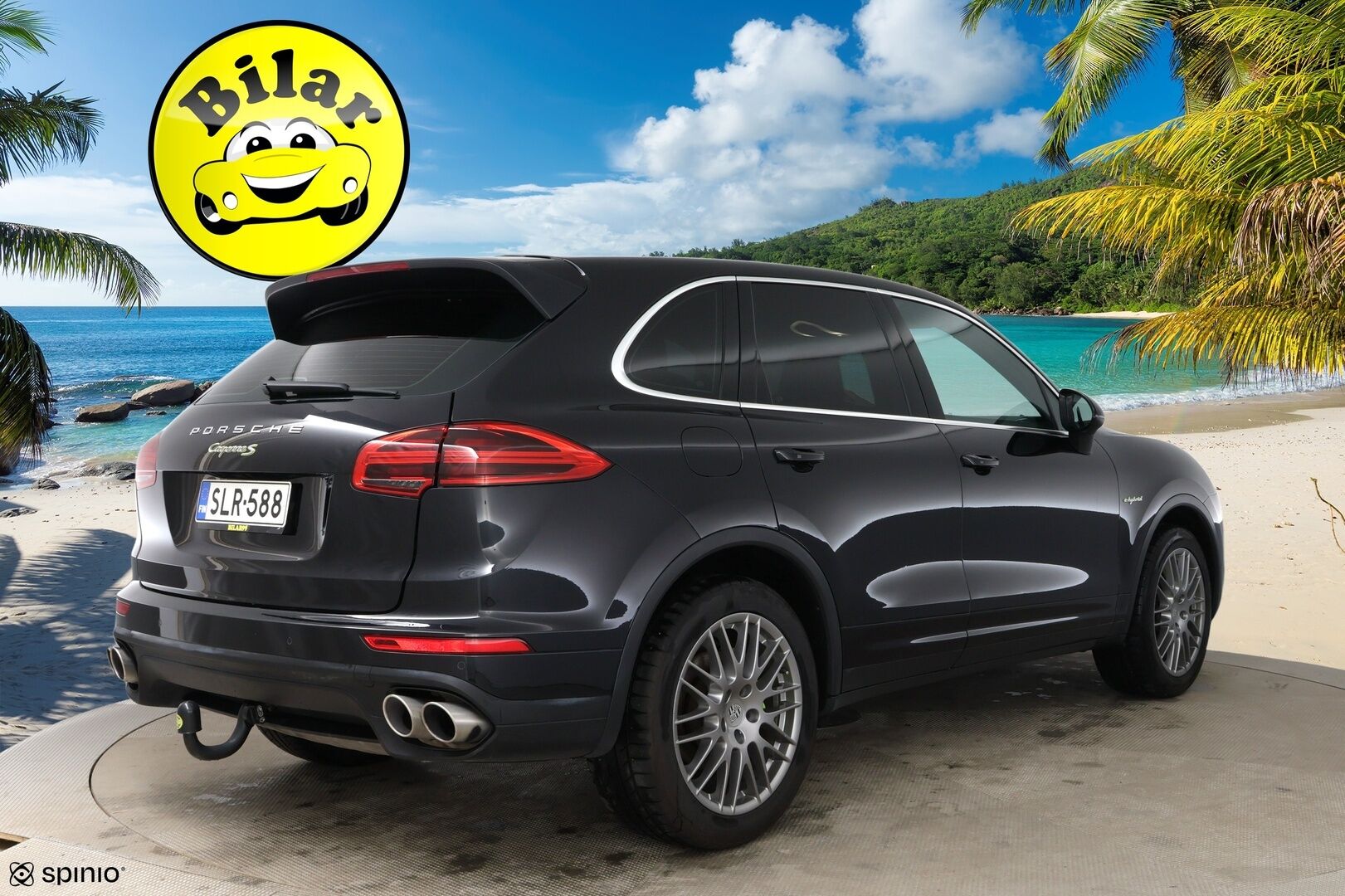 Porsche Cayenne 2015 S E-hybrid - Suomi-auto | Vetokoukku | PASM | 12-istuimet | Vaaleat nahat | 2x renkaat | Huoltokirja