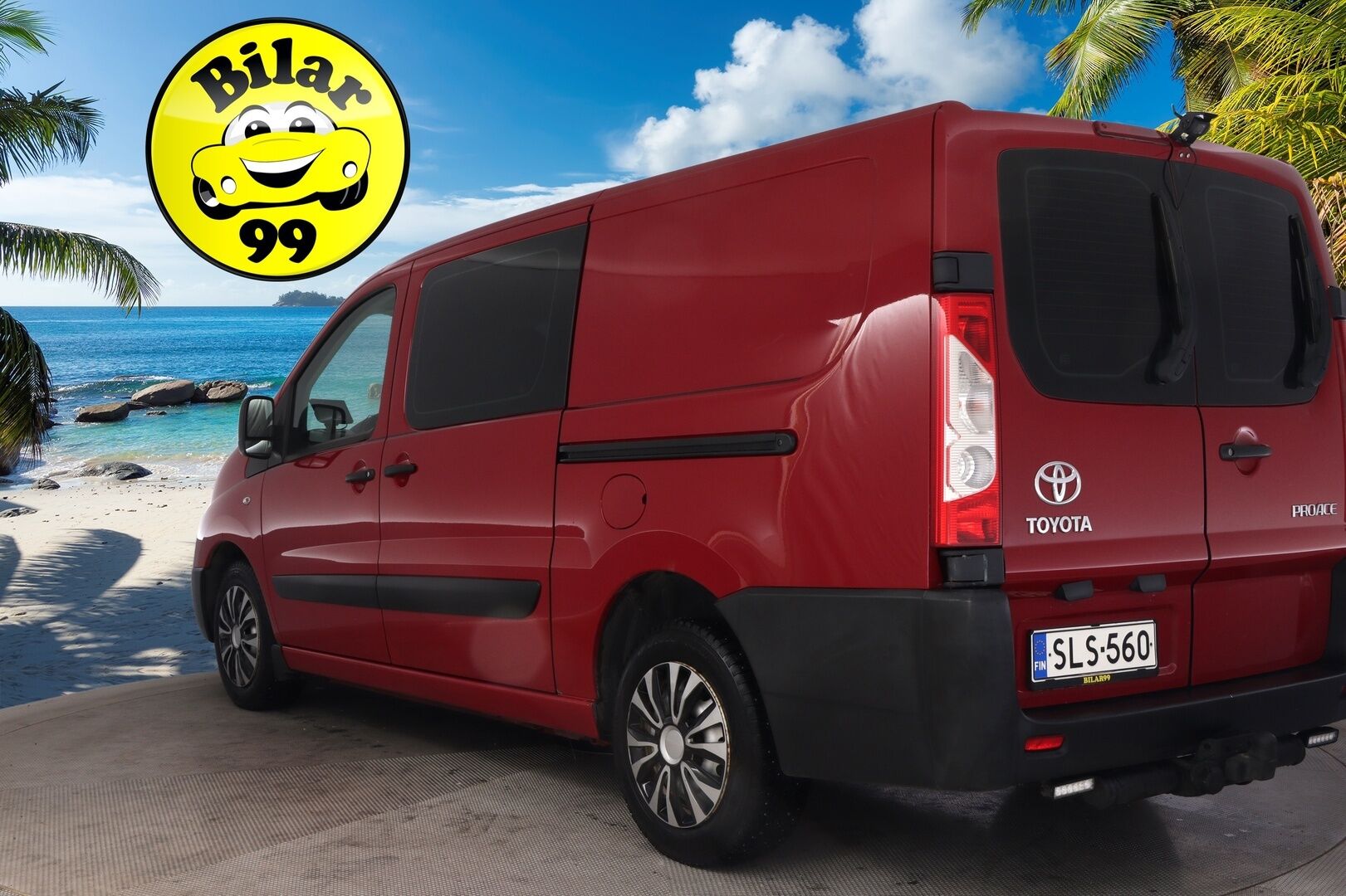 Toyota Proace 2016 L2H1 2,0 D 128 Active 5-ovinen *Webasto / Koukku / Kamera / Vakkari / 2x hyvät renkaat* - Suomiauto / ei adblueta / Läpijuostava - HULLU BLACKWEEK KORKOTARJOUS 2,49%