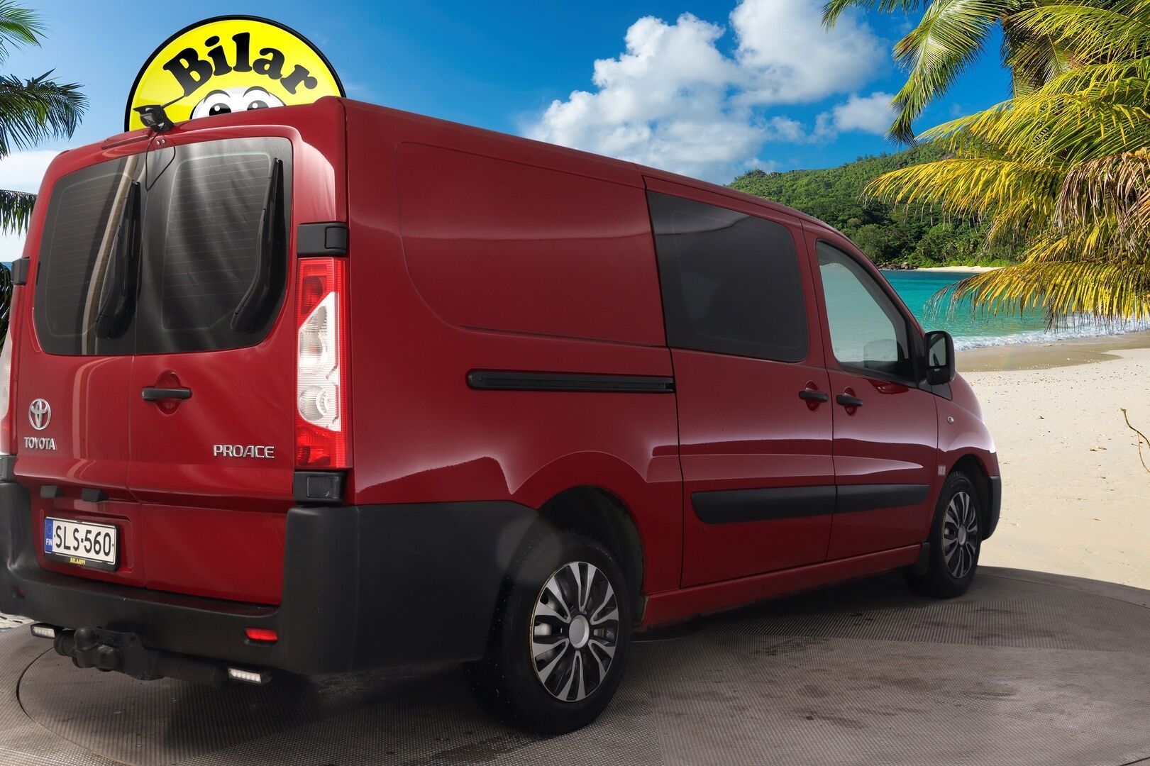 Toyota Proace 2016 L2H1 2,0 D 128 Active 5-ovinen *Webasto / Koukku / Vakkari / 2x hyvät renkaat* - Suomiauto / ei adblueta / Läpijuostava