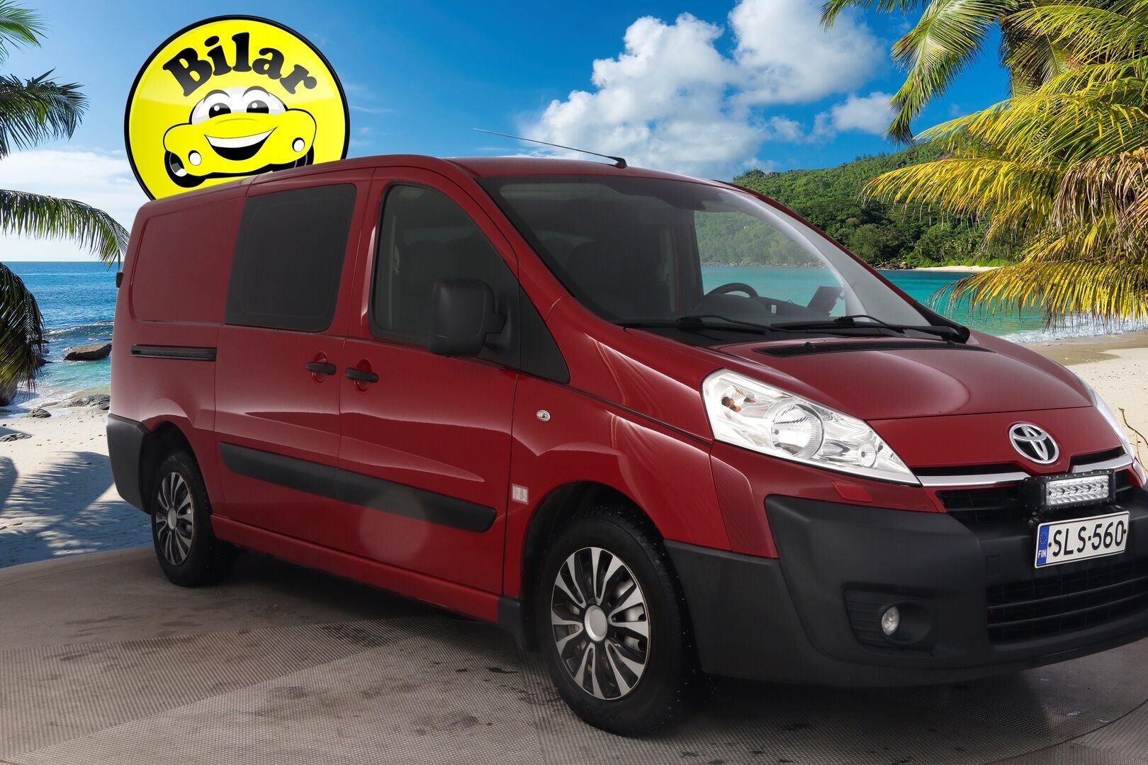 Toyota Proace 2016 L2H1 2,0 D 128 Active 5-ovinen *Webasto / Koukku / Kamera / Vakkari / 2x hyvät renkaat* - Suomiauto / ei adblueta / Läpijuostava - HULLU BLACKWEEK KORKOTARJOUS 2,49%