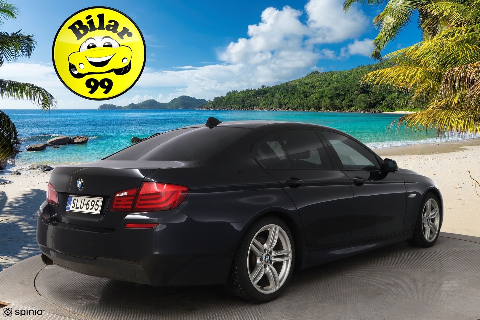 BMW 520 2012 F10 Sedan TwinPower Turbo aut M Sport * HiFi / Professional Navi / Lohko & Sisäpistoke / Kangas-Alcantara - Xenon / Sporttipenkit / Juuri tullut Tampereelle! - HULLU BLACKWEEK KORKOTARJOUS 2,49%