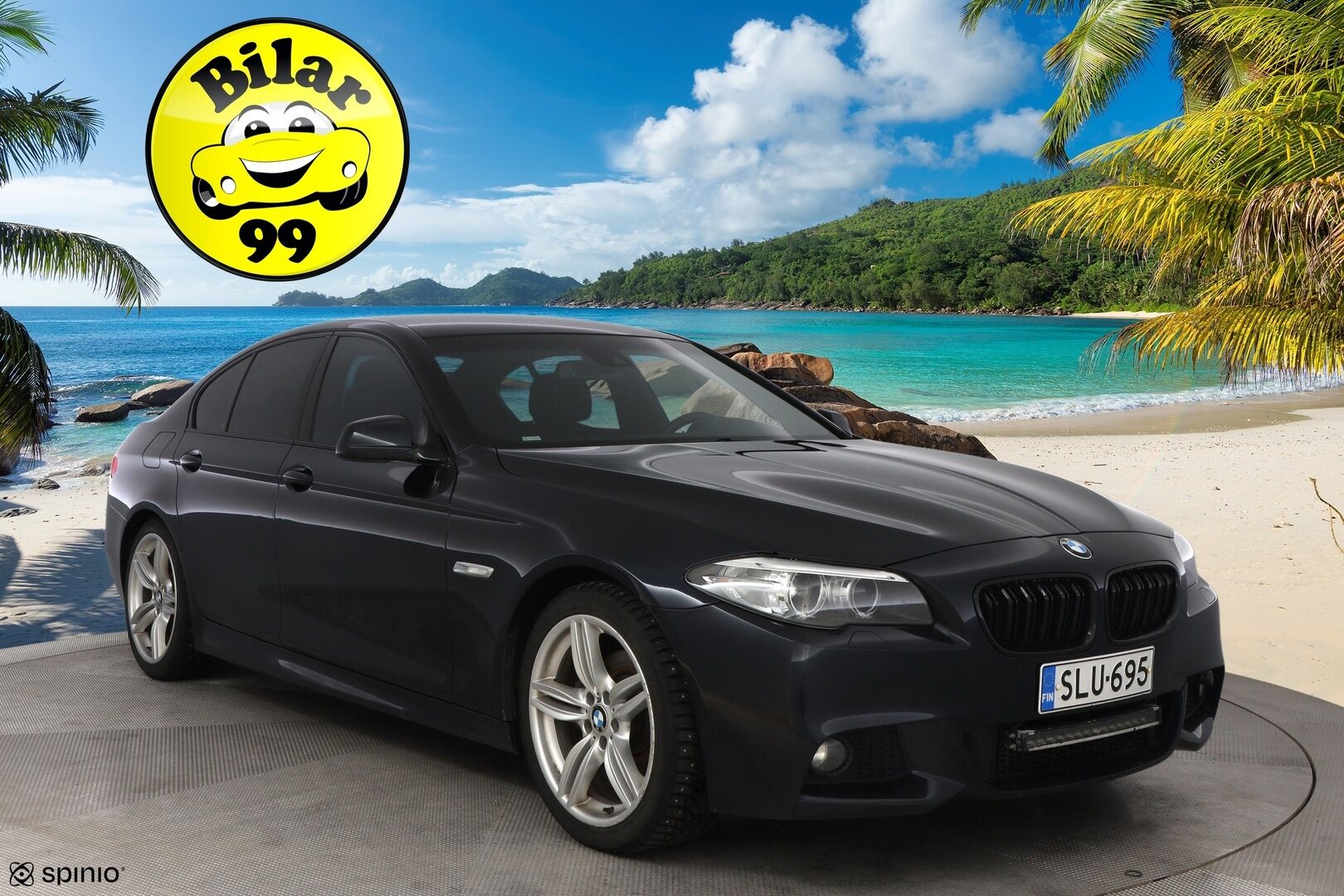 BMW 520 2012 F10 Sedan TwinPower Turbo aut M Sport * HiFi / Professional Navi / Lohko & Sisäpistoke / Kangas-Alcantara - Xenon / Sporttipenkit / Juuri tullut Tampereelle! - HULLU BLACKWEEK KORKOTARJOUS 2,49%