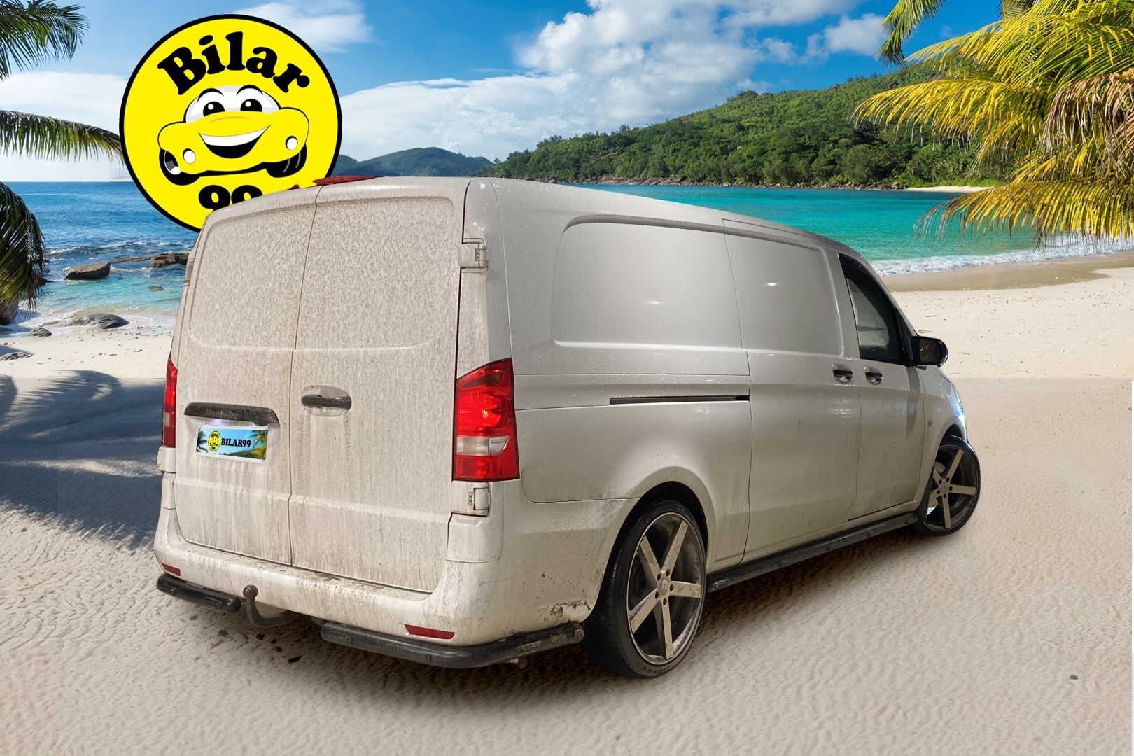 Mercedes-Benz Vito 2015 116CDI pitkä A3 ** Suomiauto / Webasto / Peruutuskamera / Vetokoukku / Vakkari / Pariovet takana ** - *Massasta erottuva yksilö! /Tähtikatto / 20" Rautamon vanteet / Äänieristetty / Hifejä päivitetty* - Osta nyt, maksa vasta ensi vuonna