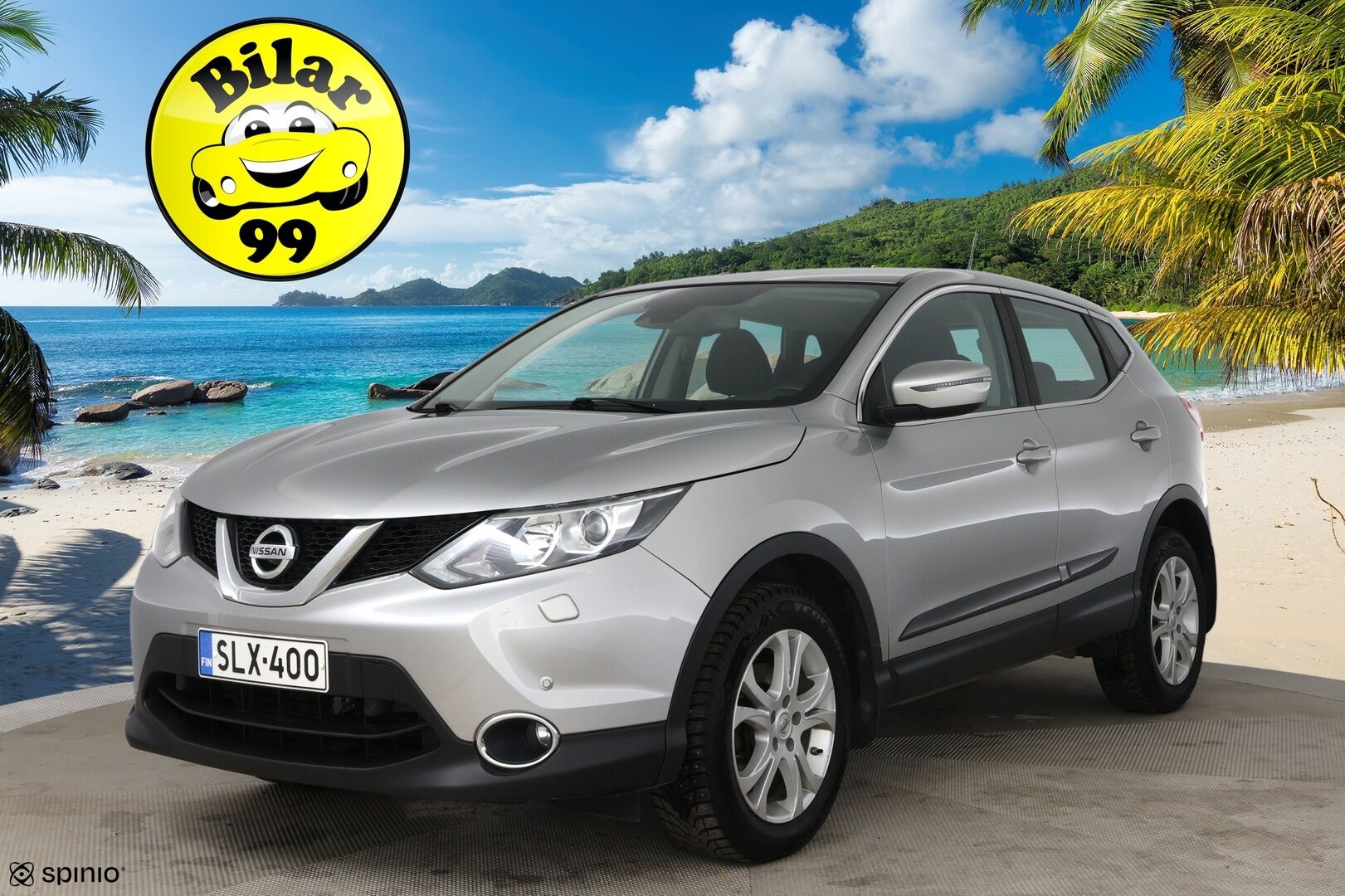 Nissan Qashqai 2015 DIG-T 163 Acenta 2WD 6M/T E6 Safety Pack / P-Tutkat / Vetokoukku / Lohko + sis. pistoke / Bluetooth - Suomi-Auto hyvällä huoltohistorialla! - HULLUT JOULUT KORKOTARJOUS 2,49% 