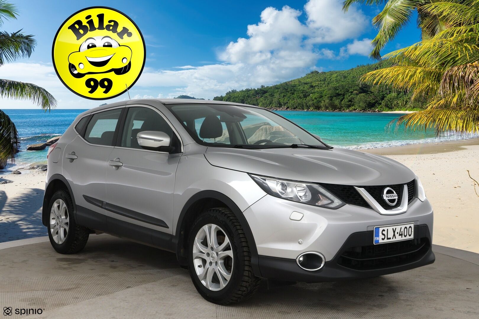 Nissan Qashqai 2015 DIG-T 163 Acenta 2WD 6M/T E6 Safety Pack / P-Tutkat / Vetokoukku / Lohko + sis. pistoke / Bluetooth - Suomi-Auto hyvällä huoltohistorialla! - HULLUT JOULUT KORKOTARJOUS 2,49% 