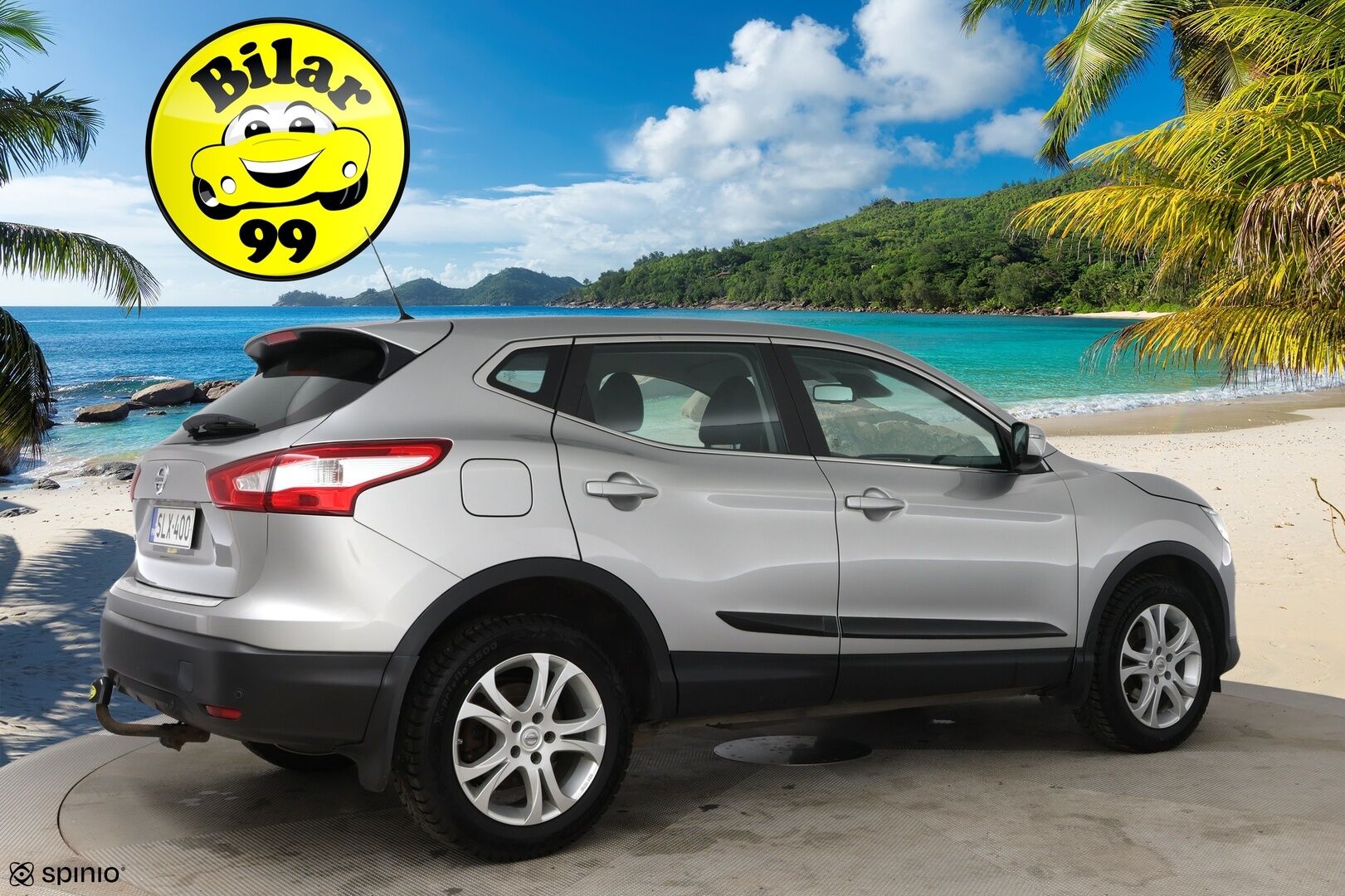 Nissan Qashqai 2015 DIG-T 163 Acenta 2WD 6M/T E6 Safety Pack / P-Tutkat / Vetokoukku / Lohko + sis. pistoke / Bluetooth - Suomi-Auto hyvällä huoltohistorialla! - HULLUT JOULUT KORKOTARJOUS 2,49% 