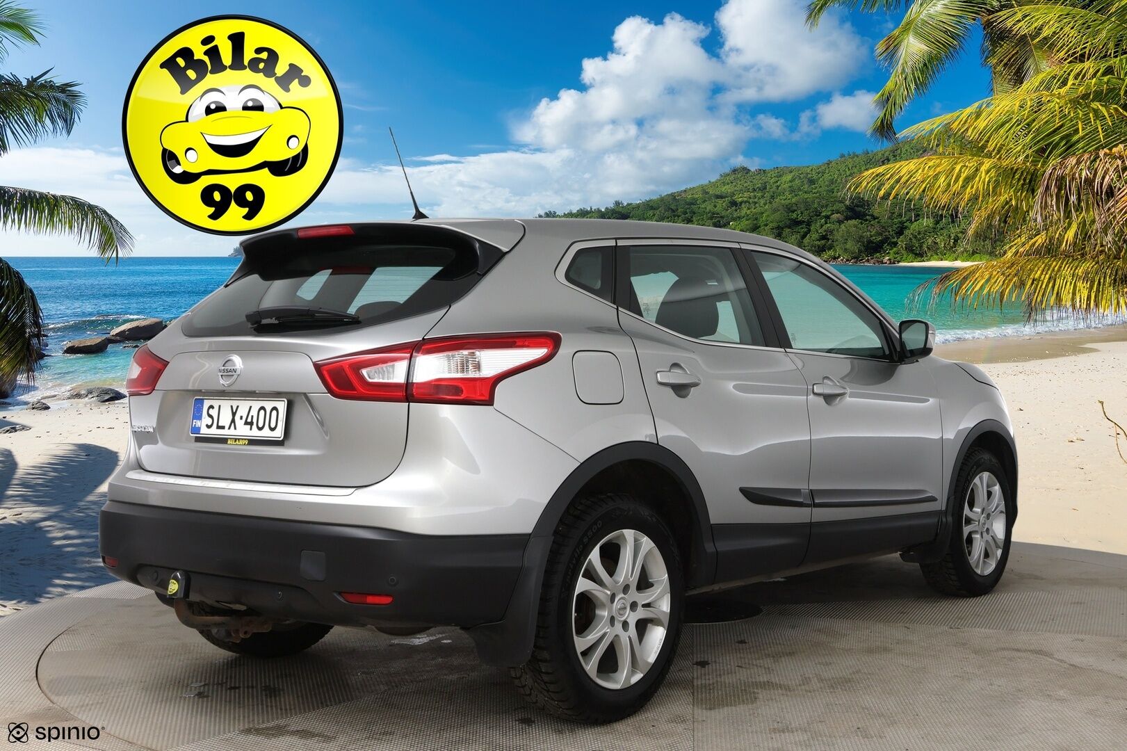 Nissan Qashqai 2015 DIG-T 163 Acenta 2WD 6M/T E6 Safety Pack / P-Tutkat / Vetokoukku / Lohko + sis. pistoke / Bluetooth - Suomi-Auto hyvällä huoltohistorialla! - HULLUT JOULUT KORKOTARJOUS 2,49% 