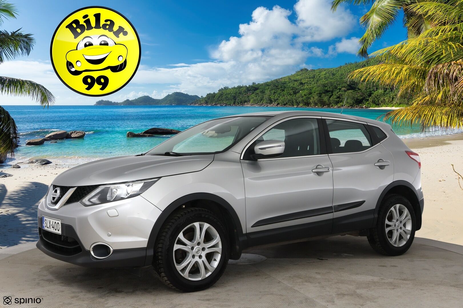 Nissan Qashqai 2015 DIG-T 163 Acenta 2WD 6M/T E6 Safety Pack / P-Tutkat / Vetokoukku / Lohko + sis. pistoke / Bluetooth - Suomi-Auto hyvällä huoltohistorialla! - HULLUT JOULUT KORKOTARJOUS 2,49% 