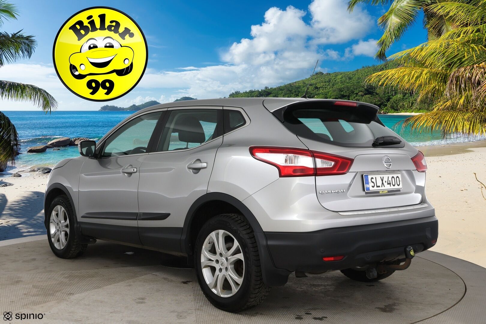 Nissan Qashqai 2015 DIG-T 163 Acenta 2WD 6M/T E6 Safety Pack / P-Tutkat / Vetokoukku / Lohko + sis. pistoke / Bluetooth - Suomi-Auto hyvällä huoltohistorialla! - HULLUT JOULUT KORKOTARJOUS 2,49% 