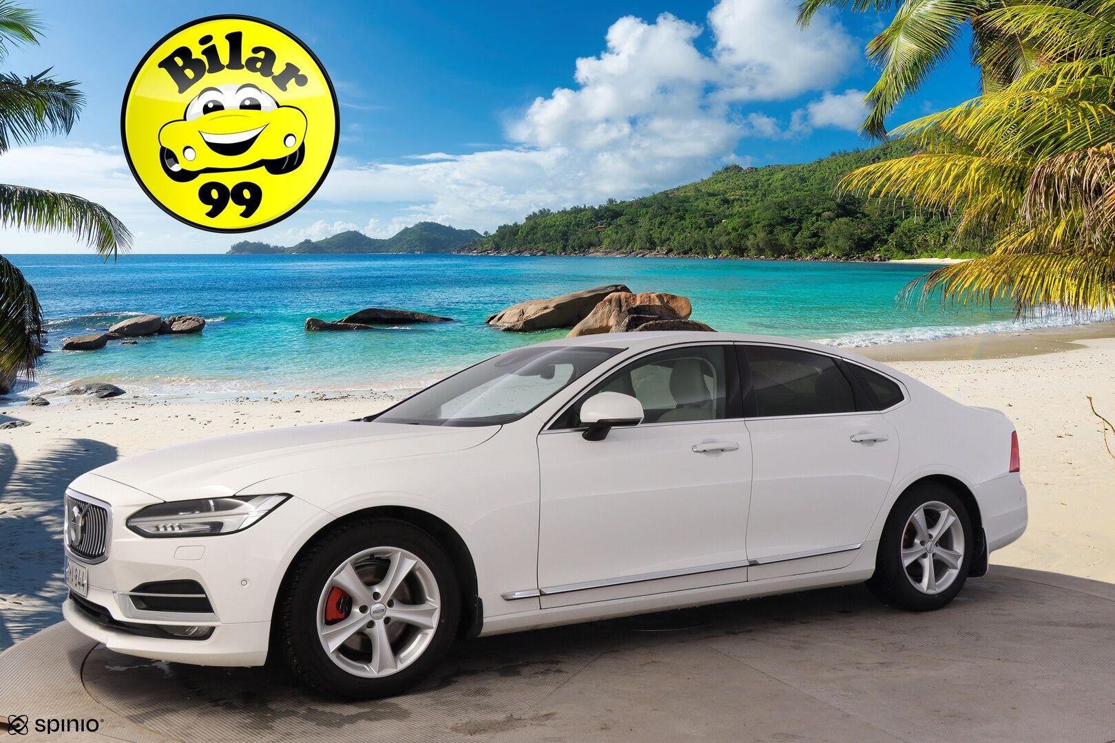 Volvo S90 2017 D3 Inscription aut *ACC  / HUD / Webasto / PIlot assit / Muisti sportti nahat /  P. tutkat / High Perfomance Audio* - Ei AdBlue / Adapt. vak / Kattava huoltohistoria / 2x Alkuperäiset Volvon alumiinivanteet 