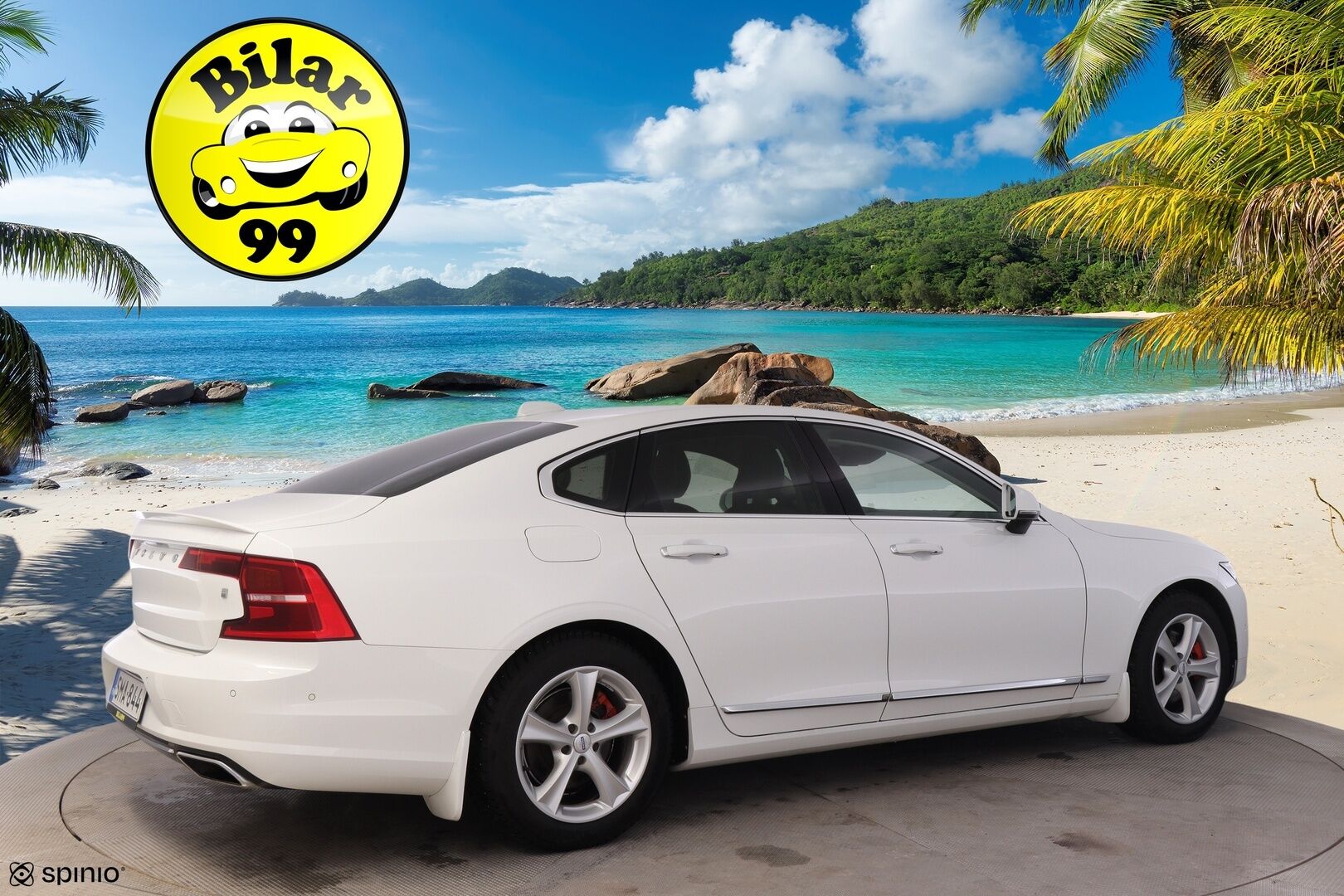 Volvo S90 2017 D3 Inscription aut *ACC  / HUD / Webasto / PIlot assit / Muisti sportti nahat /  P. tutkat / High Perfomance Audio* - Ei AdBlue / Adapt. vak / Kattava huoltohistoria / 2x Alkuperäiset Volvon alumiinivanteet - HULLUT AVAJAISHULINAT KORKOTARJOUS 3,29 %