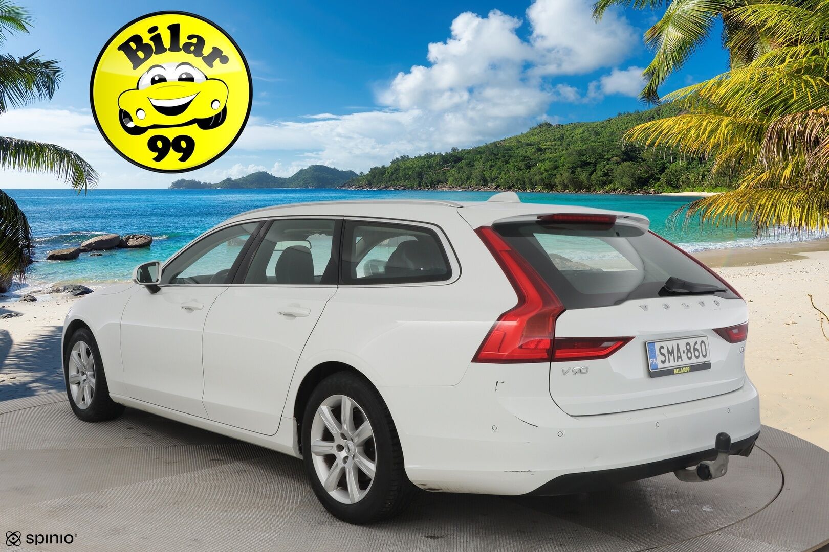 Volvo V90 2017 D3 Business aut * ACC / Koukku / Tutkat * - 2x Renkaat / Hyvä huoltohistoria*