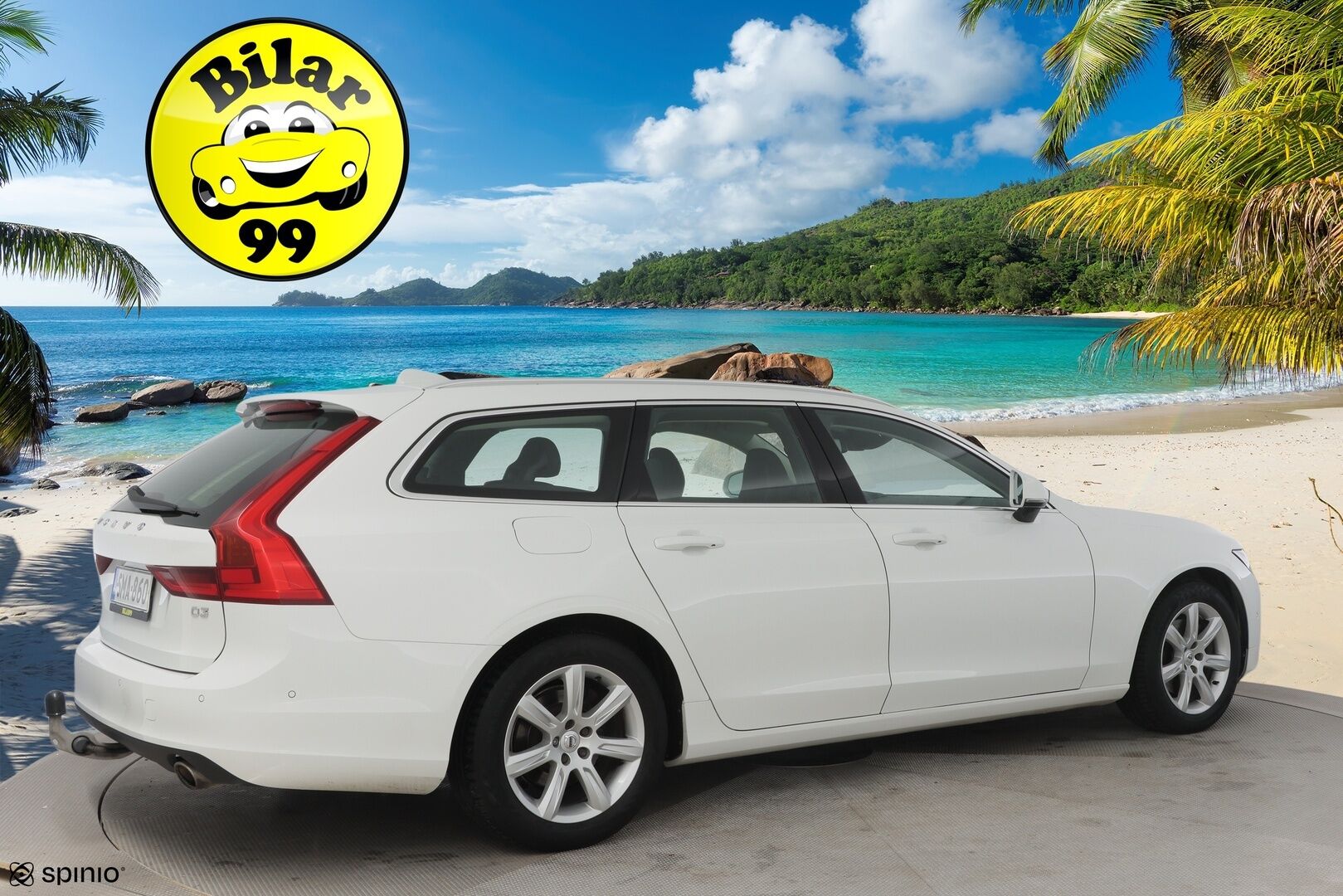 Volvo V90 2017 D3 Business aut * ACC / Koukku / Tutkat * - 2x Renkaat / Hyvä huoltohistoria*
