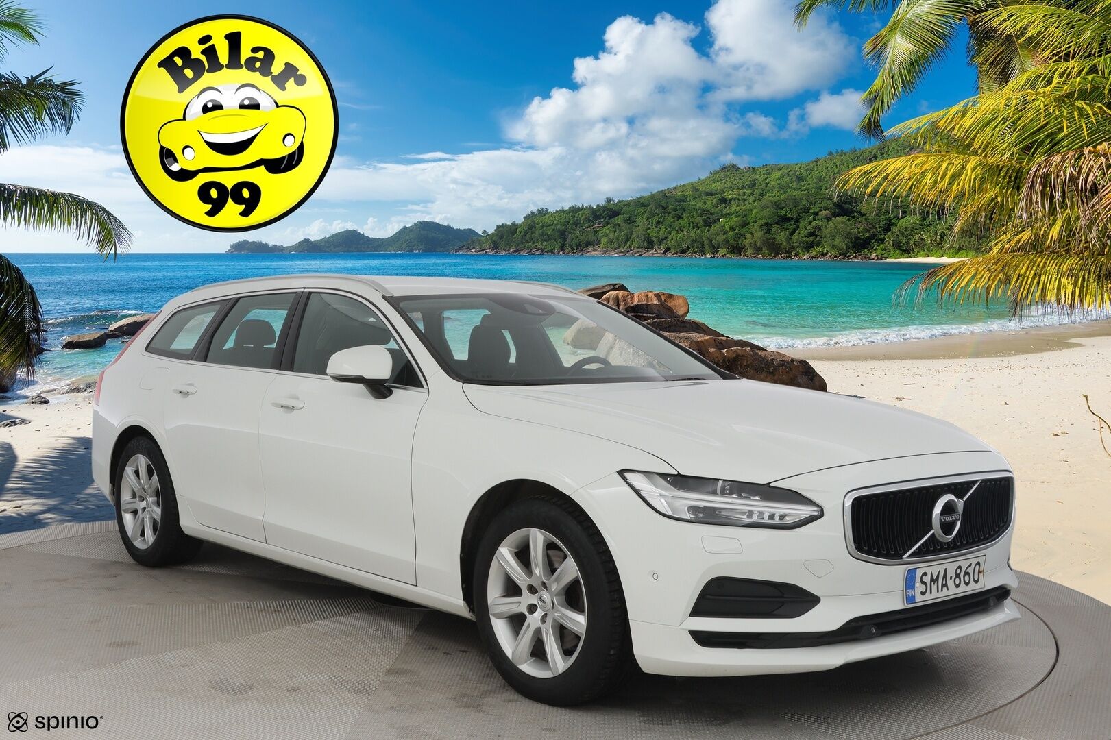 Volvo V90 2017 D3 Business aut * ACC / Koukku / Tutkat * - 2x Renkaat / Hyvä huoltohistoria*