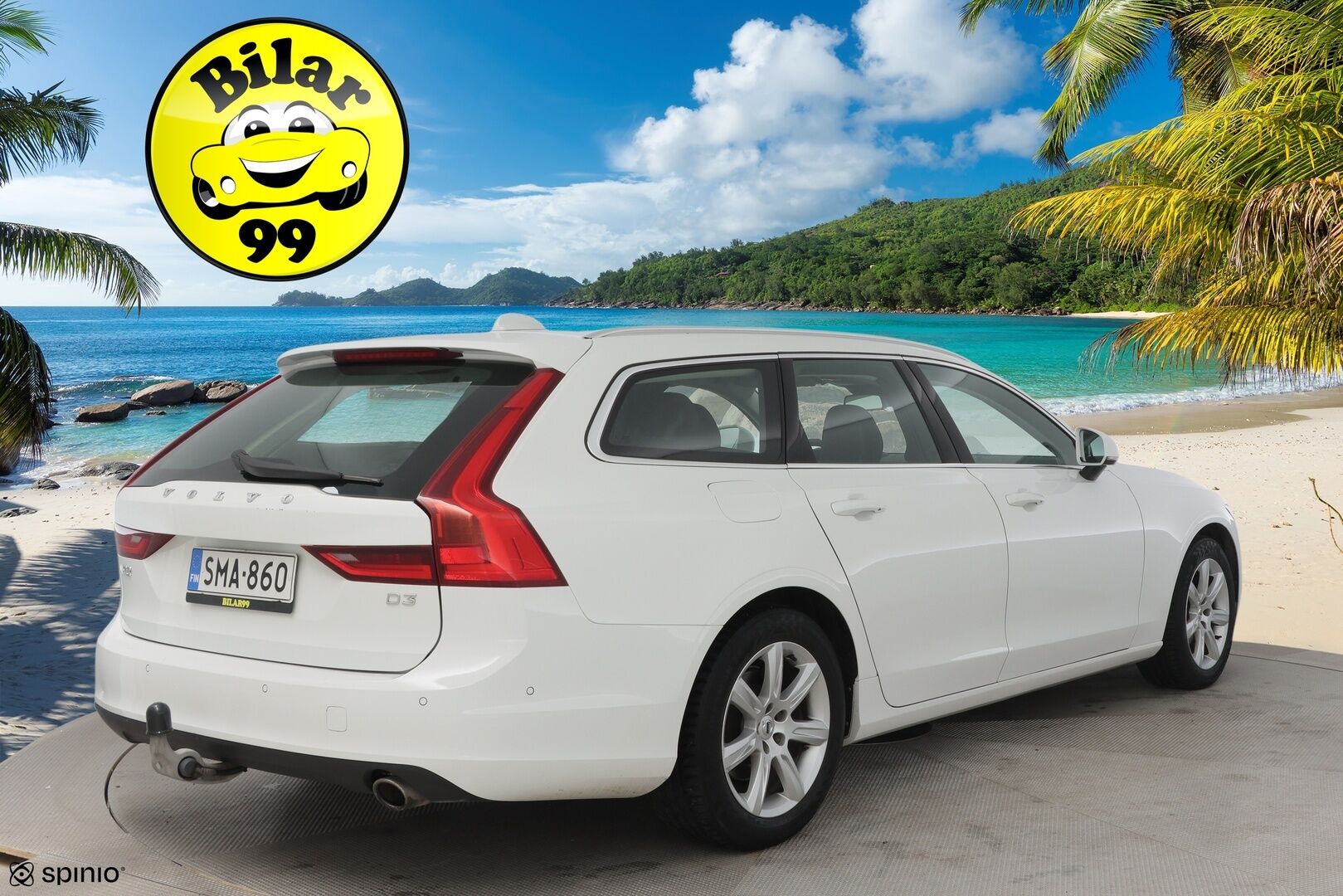 Volvo V90 2017 D3 Business aut * ACC / Koukku / Tutkat * - 2x Renkaat / Hyvä huoltohistoria*
