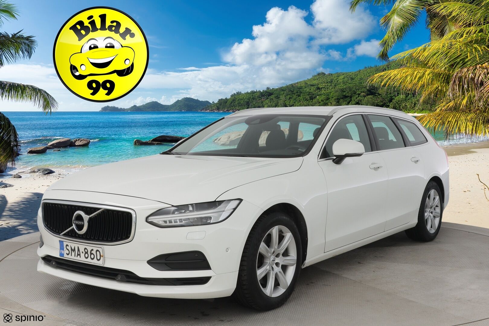 Volvo V90 2017 D3 Business aut * ACC / Koukku / Tutkat * - 2x Renkaat / Hyvä huoltohistoria*