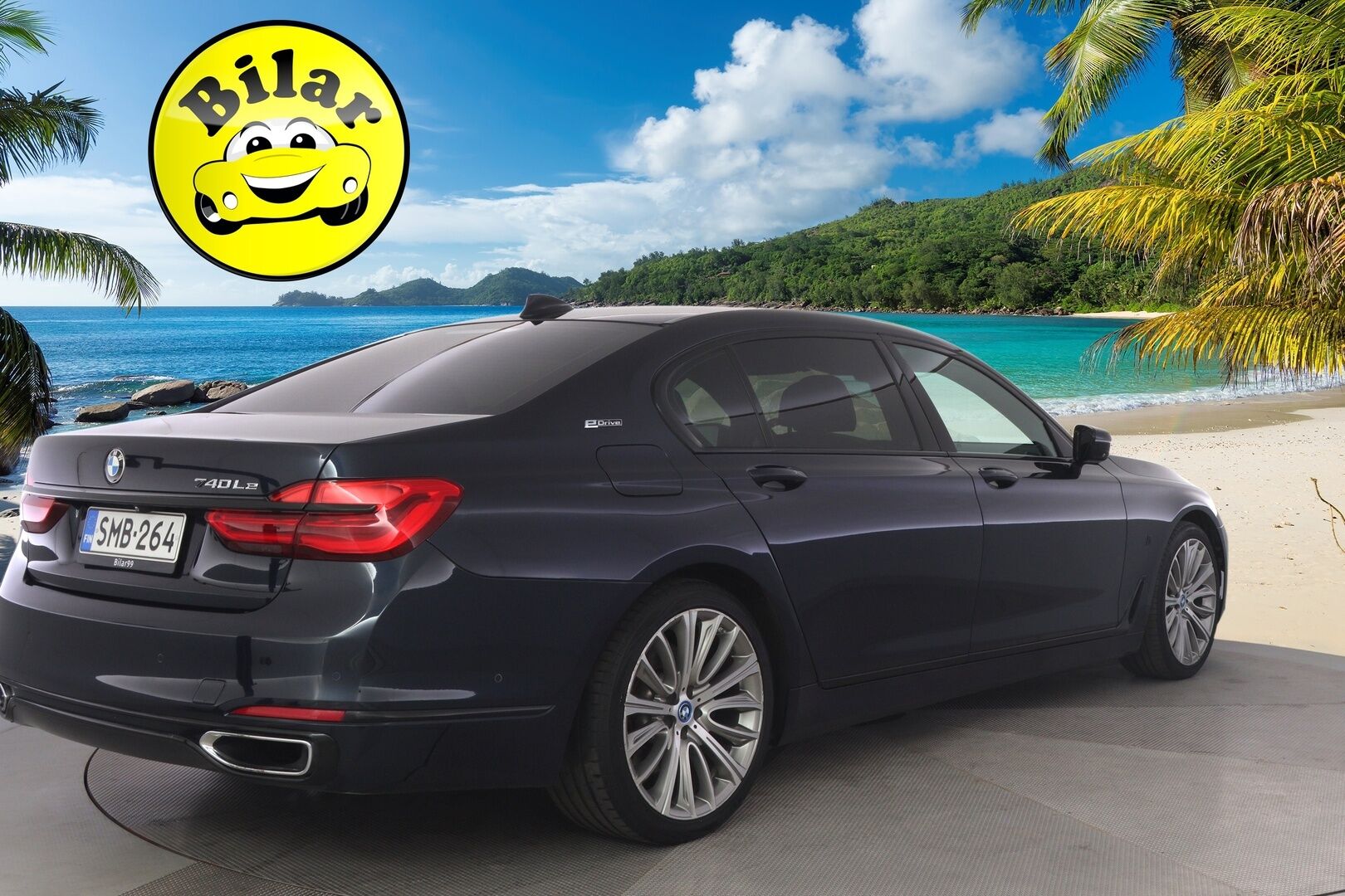 BMW 740 2017 G12 Sedan 740Le iPerformance A xDrive Business Exclusive - Suomi-auto | DAP | Adapt. vakkari | Laser | 360°-kamera | HUD | H&K | 4-pyöräohjaus | Imu-ovet | Panorama | Comfort penkit muistilla | 2x renkaat