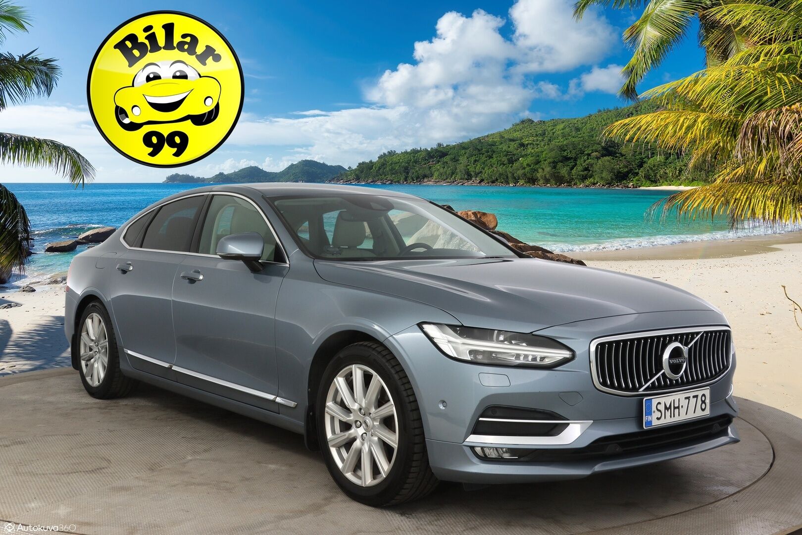 Volvo S90 2017 D4 AWD Inscription aut * Webasto / Autopilot / Koukku / Blis / ACC / Peruutuskamera / Keylessgo * - * Suomi-auto / 2xrenkaat / Ei Adblueta *