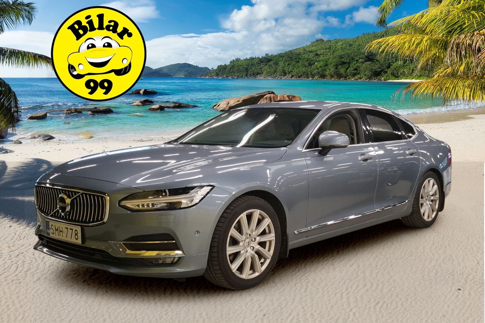Volvo S90 2017 D4 AWD Inscription aut * Webasto / Autopilot / Koukku / Blis / ACC / Peruutuskamera / Keylessgo * - * Suomi-auto / 2xrenkaat / Ei Adblueta *
