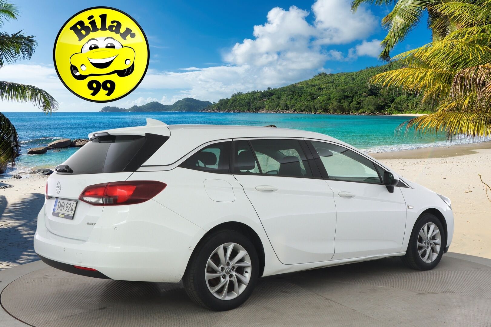 Opel Astra 2017 Sports Tourer Innovation 1,0 Turbo Start/Stop 77kW  *P-Kamera / BLIS / Kaistavahti / Navi / Keyless / Sähkökontti * - * Suomi-auto / Säännölliset huollot / Kustannustehokas *