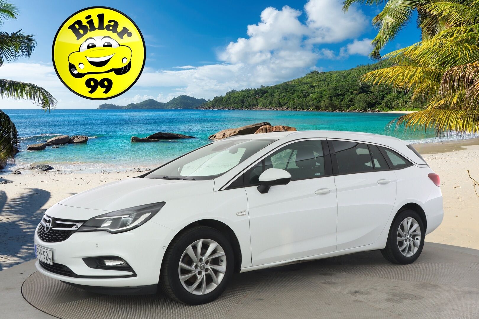 Opel Astra 2017 Sports Tourer Innovation 1,0 Turbo Start/Stop 77kW  *P-Kamera / BLIS / Kaistavahti / Navi / Keyless / Sähkökontti * - * Suomi-auto / Säännölliset huollot / Kustannustehokas *