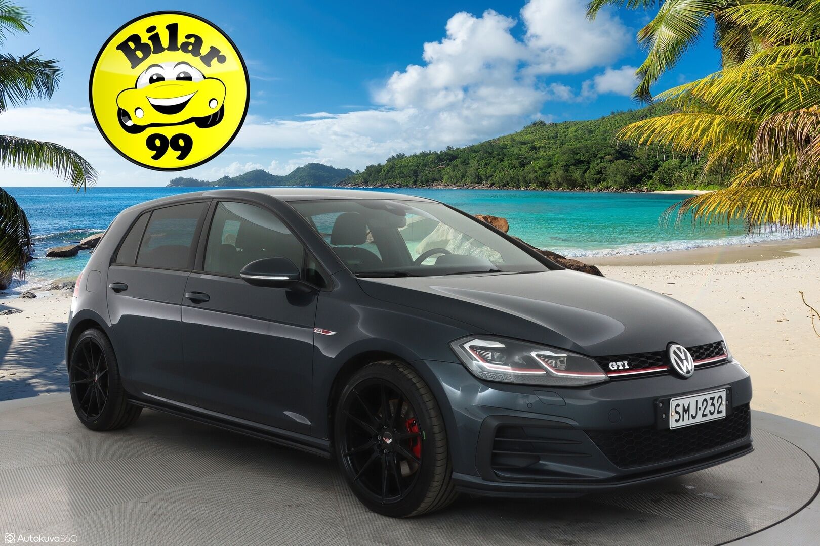 Volkswagen Golf 2017 GTI 2,0 TSI 169 kW (230 hv) DSG-autm.** Facelift / Adapt.vakkari / Digimittaristo / P.kamera / Nahka-alcantara sisusta / Keyless - Suomi-Auto / Apple&Android / Sporttipenkit