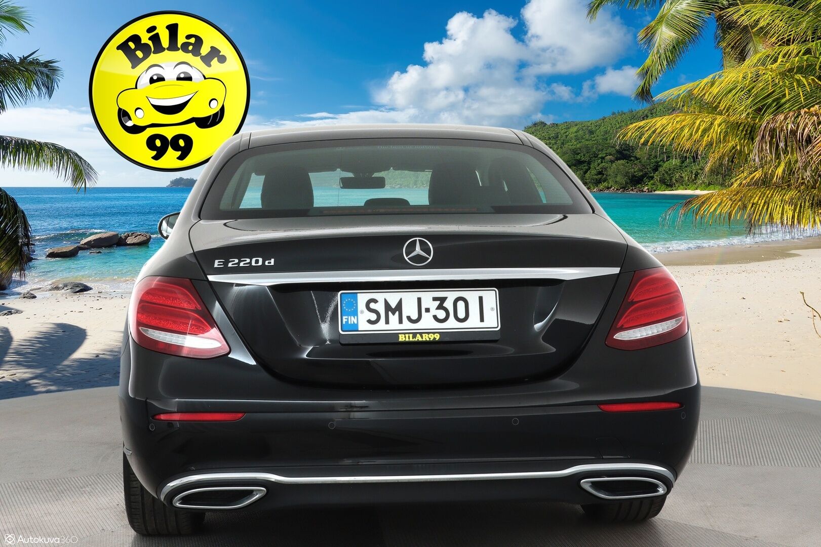 Mercedes-Benz E 2017 220 d A Premium Business ** Distronic PRO / P.Kamera / LED-High Performance / Navi / Sporttipenkit / Lohkolämmitin  ** - Suomi-auto / 2x Renkaat