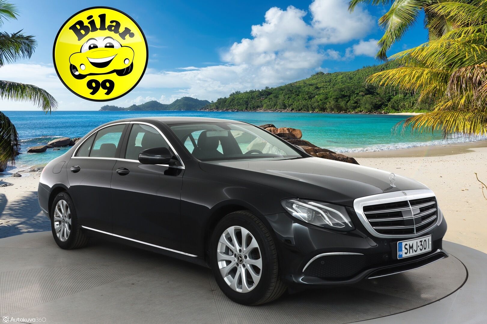 Mercedes-Benz E 2017 220 d A Premium Business ** Distronic PRO / P.Kamera / LED-High Performance / Navi / Sporttipenkit / Lohkolämmitin  ** - Suomi-auto / 2x Renkaat