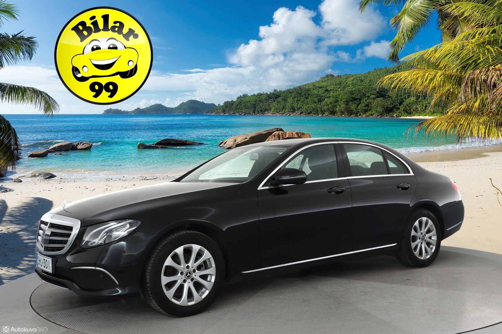 Mercedes-Benz E 2017 220 d A Premium Business ** Distronic PRO / P.Kamera / LED-High Performance / Navi / Sporttipenkit / Lohkolämmitin  ** - Suomi-auto / 2x Renkaat