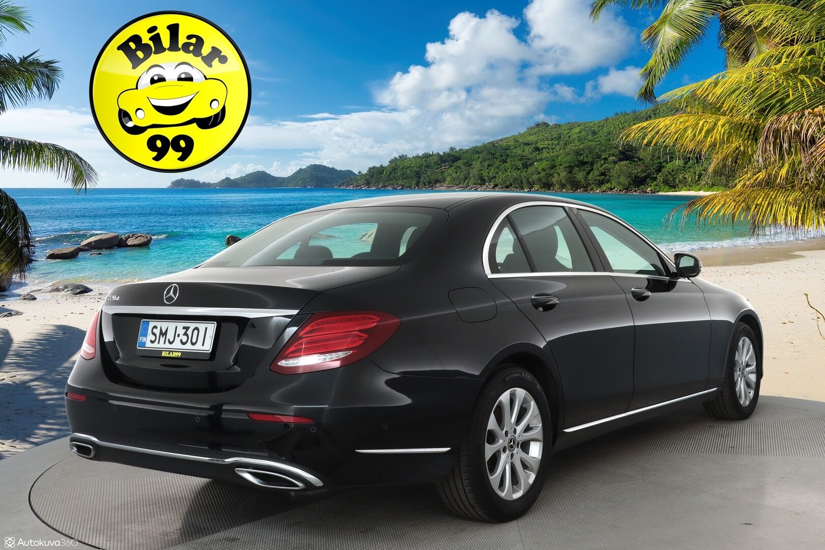Mercedes-Benz E 2017 220 d A Premium Business ** Distronic PRO / P.Kamera / LED-High Performance / Navi / Sporttipenkit / Lohkolämmitin  ** - Suomi-auto / 2x Renkaat