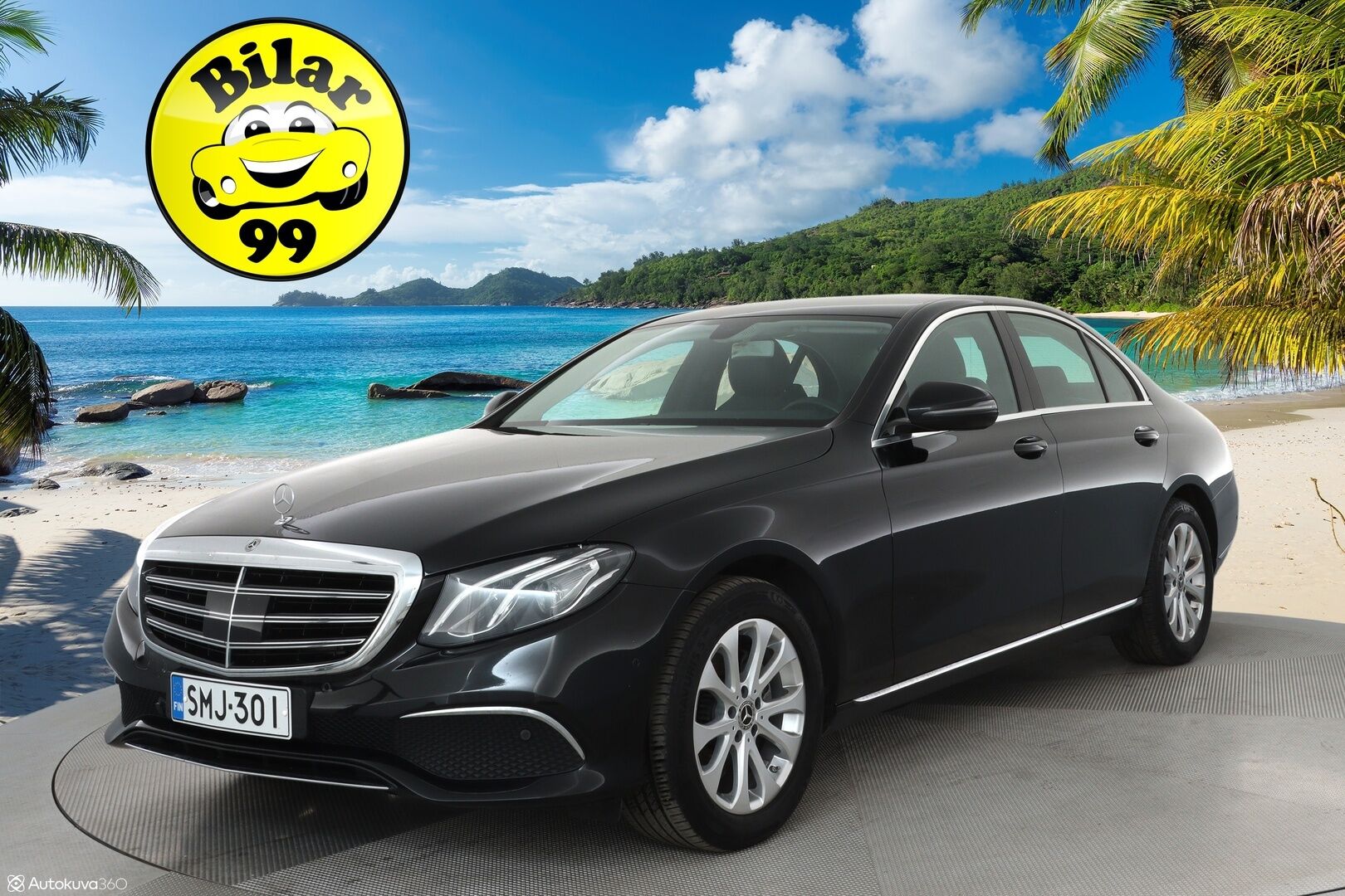 Mercedes-Benz E 2017 220 d A Premium Business ** Distronic PRO / P.Kamera / LED-High Performance / Navi / Sporttipenkit / Lohkolämmitin  ** - Suomi-auto / 2x Renkaat