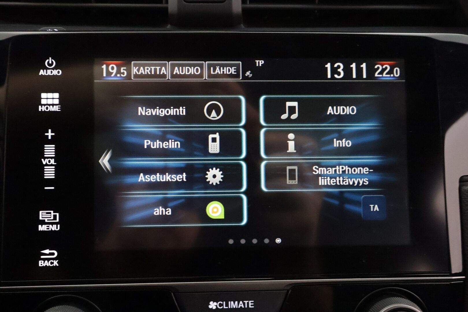 Honda Civic 2017 HB 129 hv Sport Premium AT - | ACC | Kattoluukku | Nahkaverhoilu | Koukku | LED | Lane Assist | BSM | Navi | Apple & Android | Keyless | P.kamera | Lohko+sisälämmitin | 2x renkaat aluin |