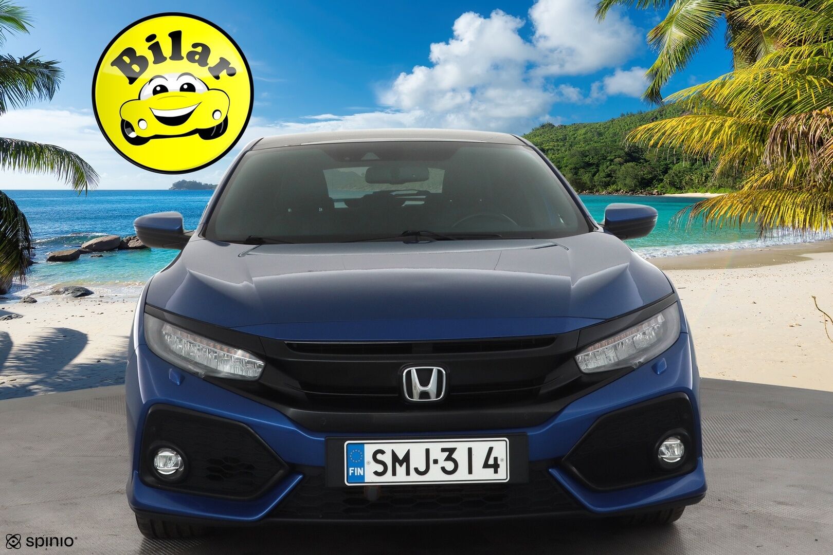 Honda Civic 2017 HB 129 hv Sport Premium AT - | ACC | Kattoluukku | Nahkaverhoilu | Koukku | LED | Lane Assist | BSM | Navi | Apple & Android | Keyless | P.kamera | Lohko+sisälämmitin | 2x renkaat aluin |
