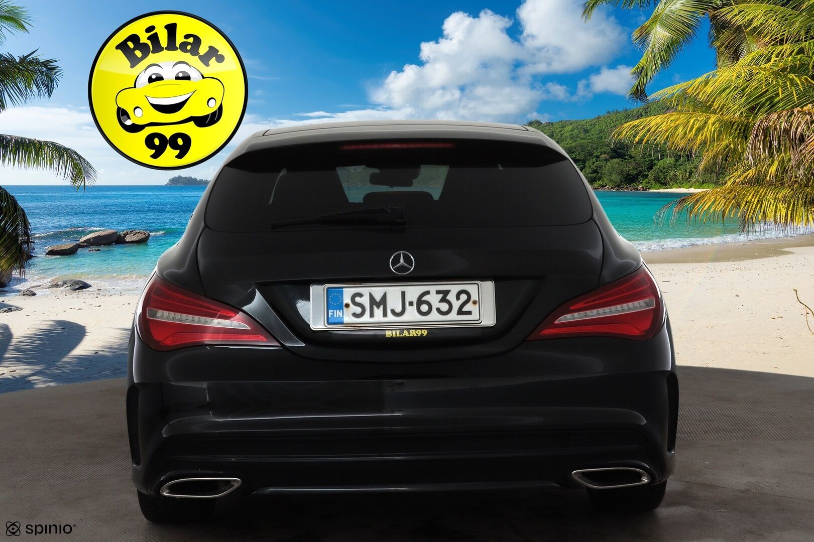 Mercedes-Benz CLA 2017 200 A Shooting Brake Business AMG * Koukku / LED / P.Kamera / Sisätilanlämmitin / Sportpenkki Muistilla * - Lasikattoluukku / Kahdet renkaat aluvanteilla