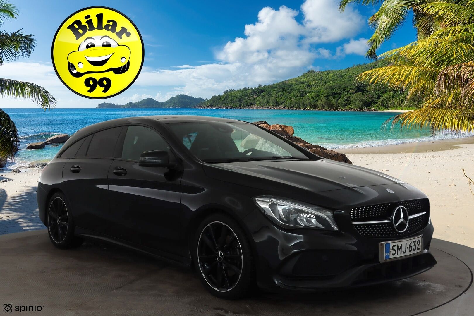 Mercedes-Benz CLA 2017 200 A Shooting Brake Business AMG * Koukku / LED / P.Kamera / Sisätilanlämmitin / Sportpenkki Muistilla * - Lasikattoluukku / Kahdet renkaat aluvanteilla