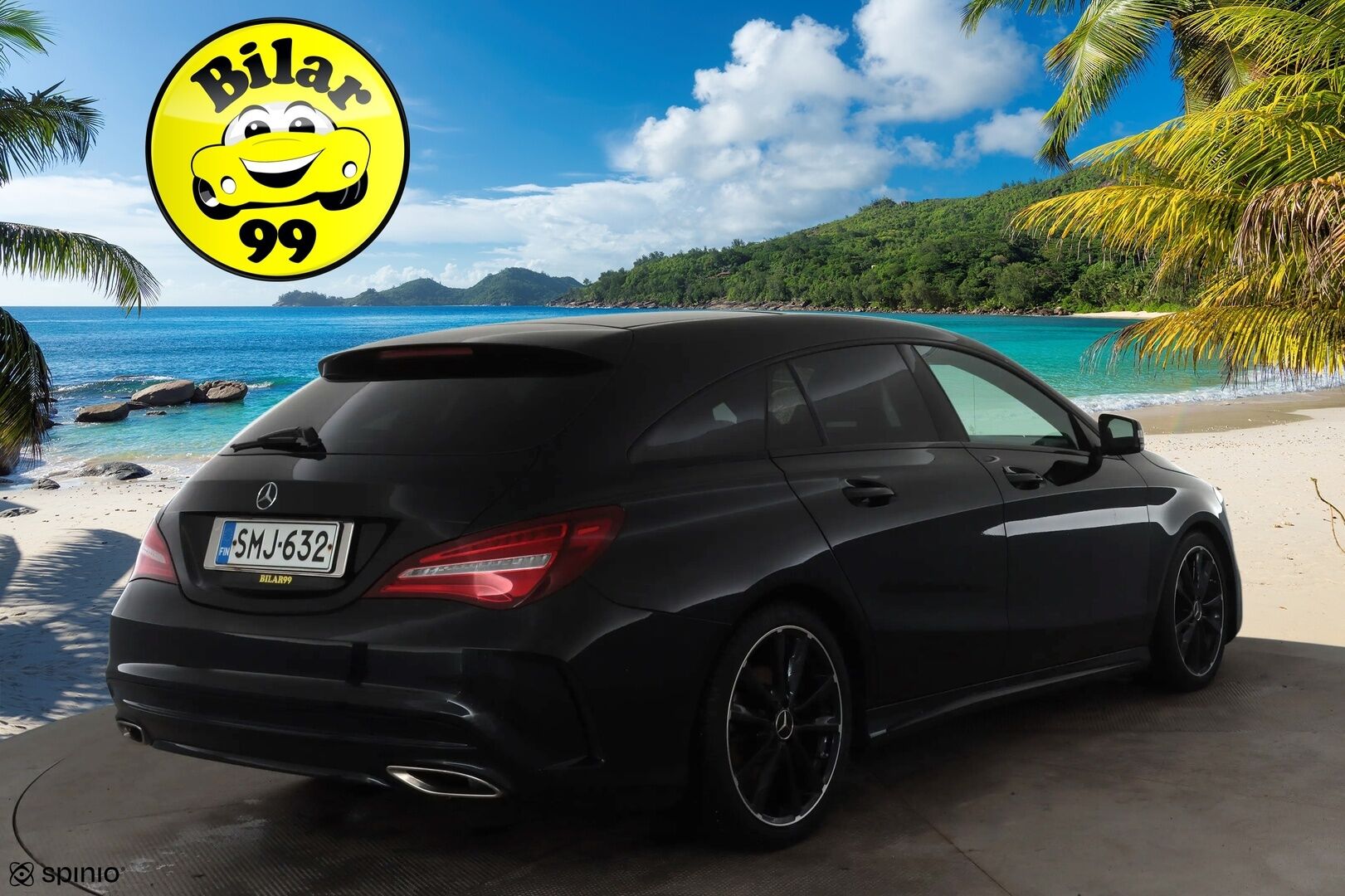 Mercedes-Benz CLA 2017 200 A Shooting Brake Business AMG * Koukku / LED / P.Kamera / Sisätilanlämmitin / Sportpenkki Muistilla * - Lasikattoluukku / Kahdet renkaat aluvanteilla