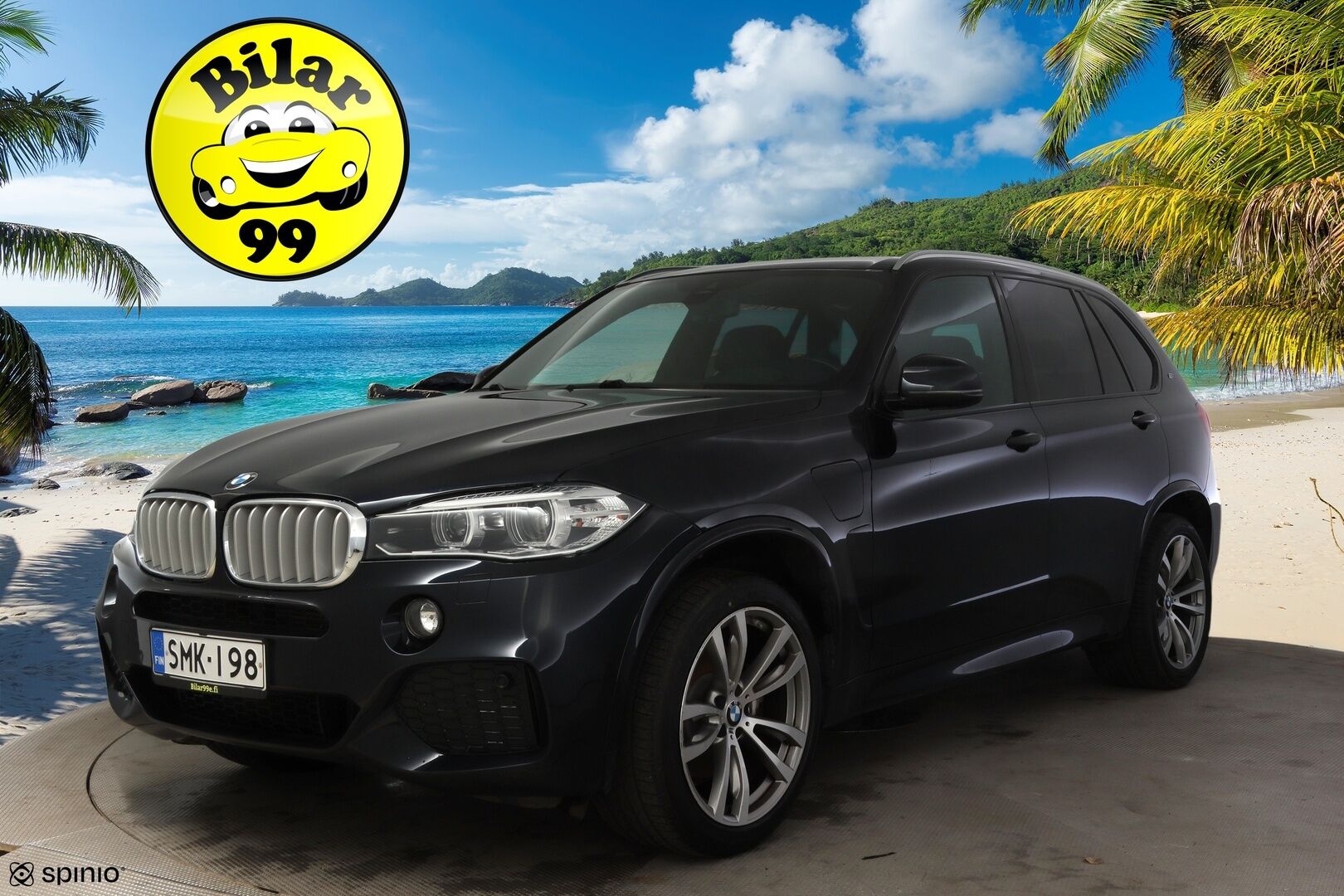BMW X5 2017 F15 xDrive40e A * YritysOutlet - Myydään vain yrityksille / HarmanKardon / P-kamera / BLIS / Adapt. alusta / HUD * - * Suomi-auto / Näyttävä! / Kahdet renkaat BMW alumiinivanteilla! *