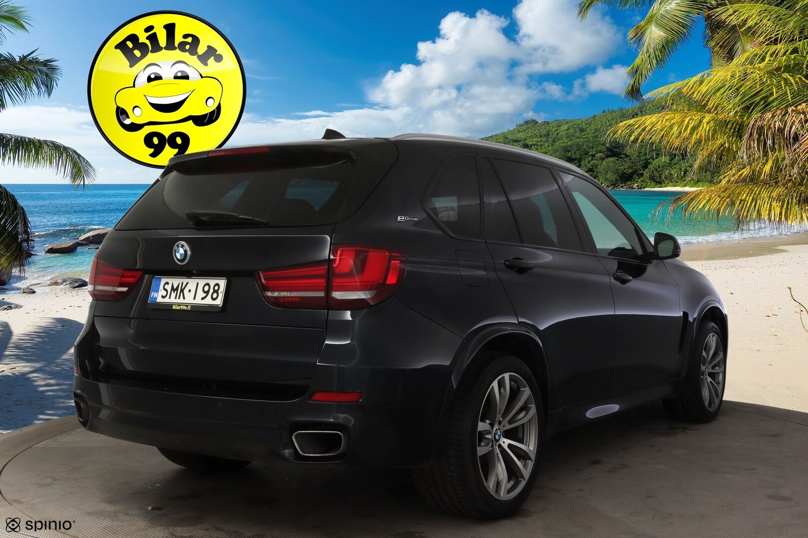 BMW X5 2017 F15 xDrive40e A * YritysOutlet - Myydään vain yrityksille / HarmanKardon / P-kamera / BLIS / Adapt. alusta / HUD * - * Suomi-auto / Näyttävä! / Kahdet renkaat BMW alumiinivanteilla! *
