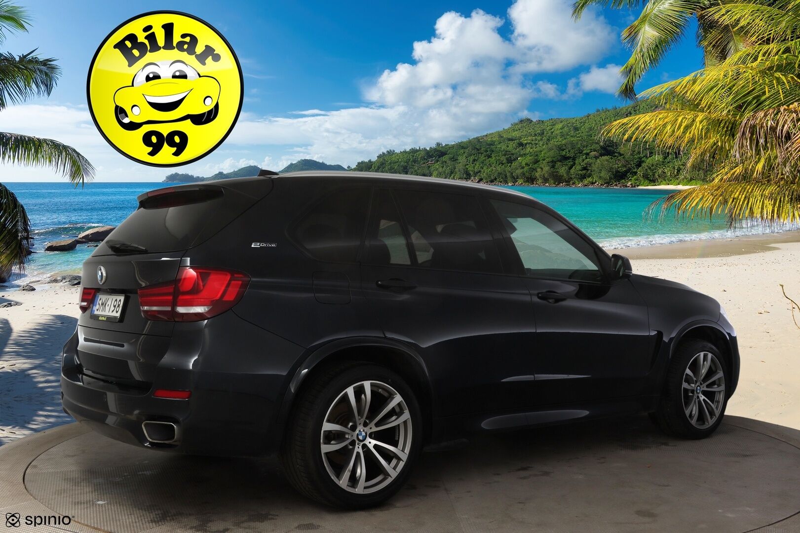 BMW X5 2017 F15 xDrive40e A * YritysOutlet - Myydään vain yrityksille / HarmanKardon / P-kamera / BLIS / Adapt. alusta / HUD * - * Suomi-auto / Näyttävä! / Kahdet renkaat BMW alumiinivanteilla! *